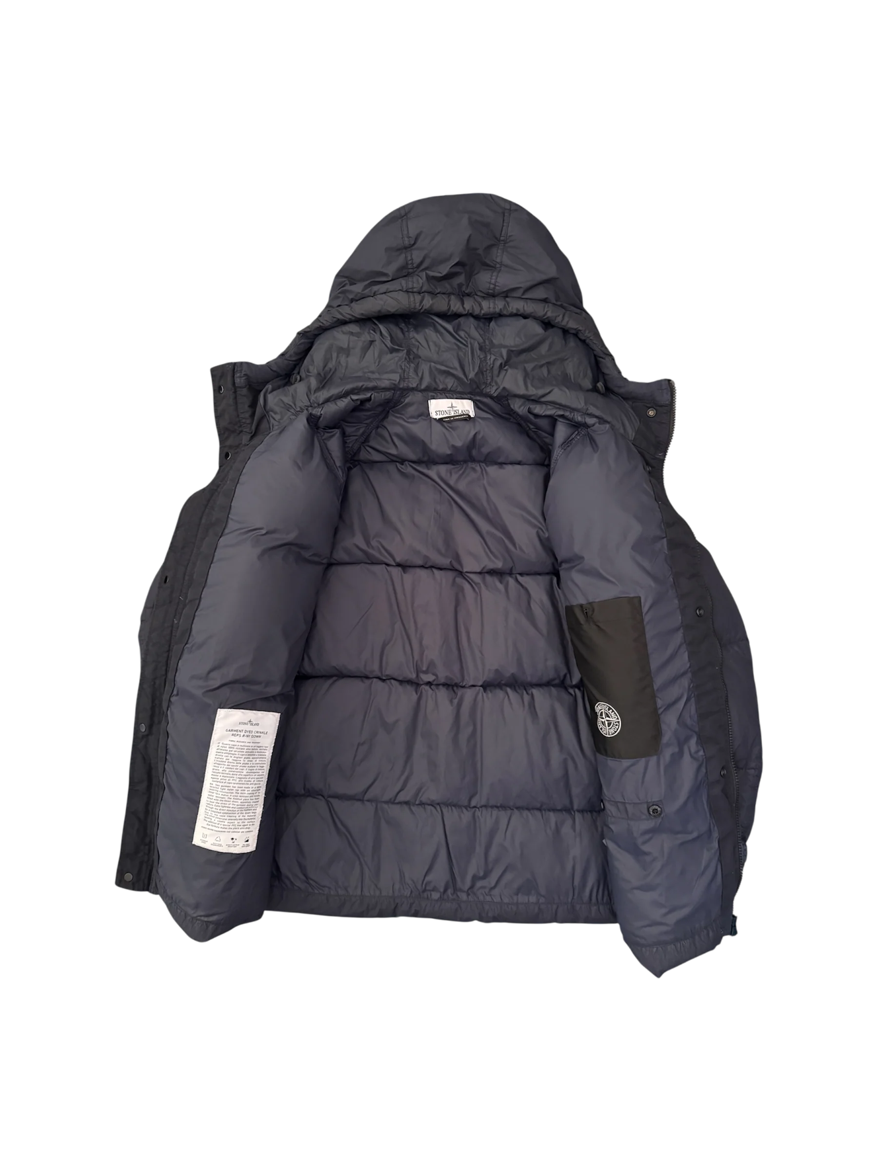 Stone Island 2023 'Garment Dyed Crinkle Reps R-Ny Down' Jacket - Large - Image 2