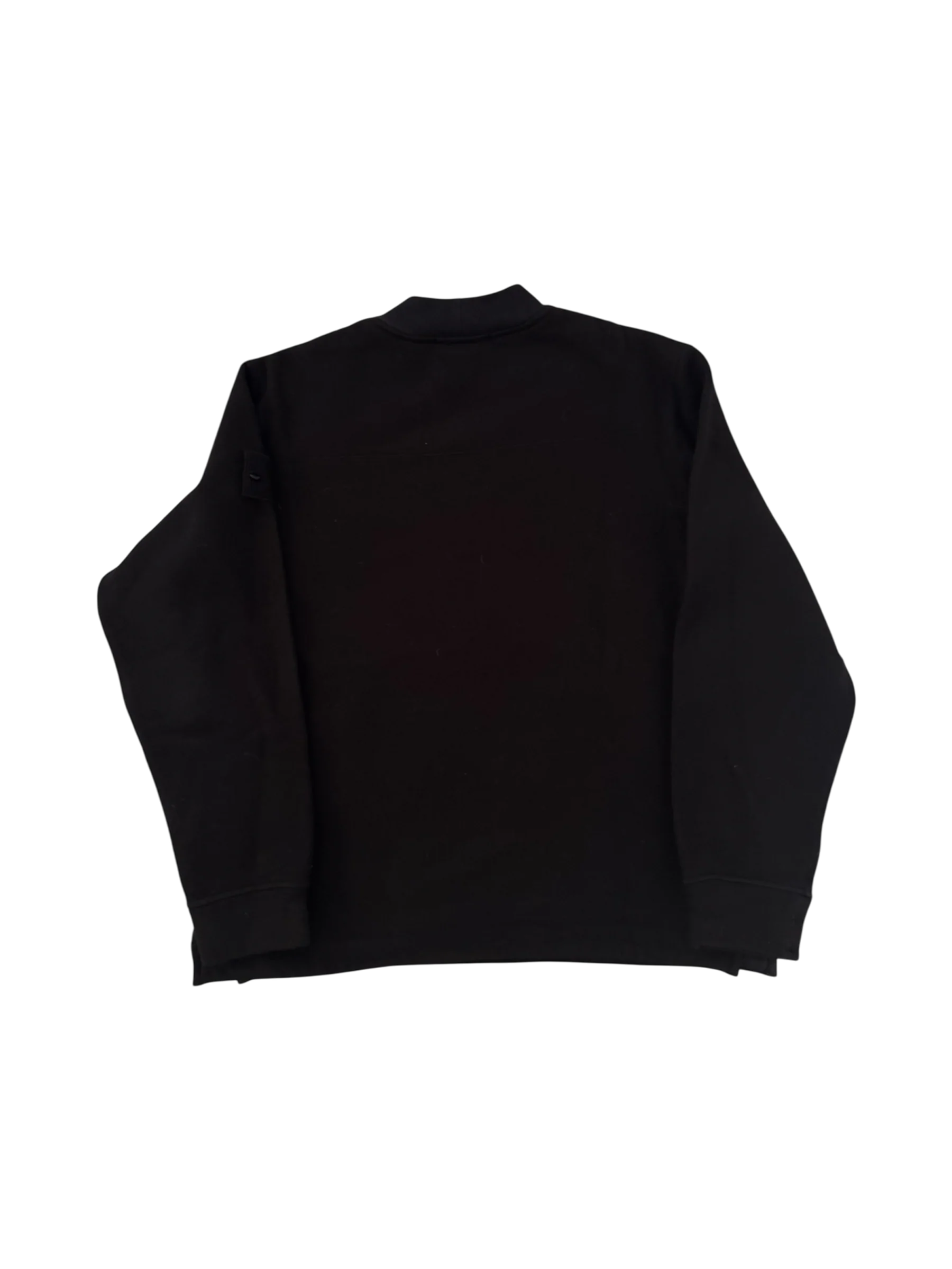 Stone Island Ghost Wool/Cotton Black Crewneck - Large - Image 2