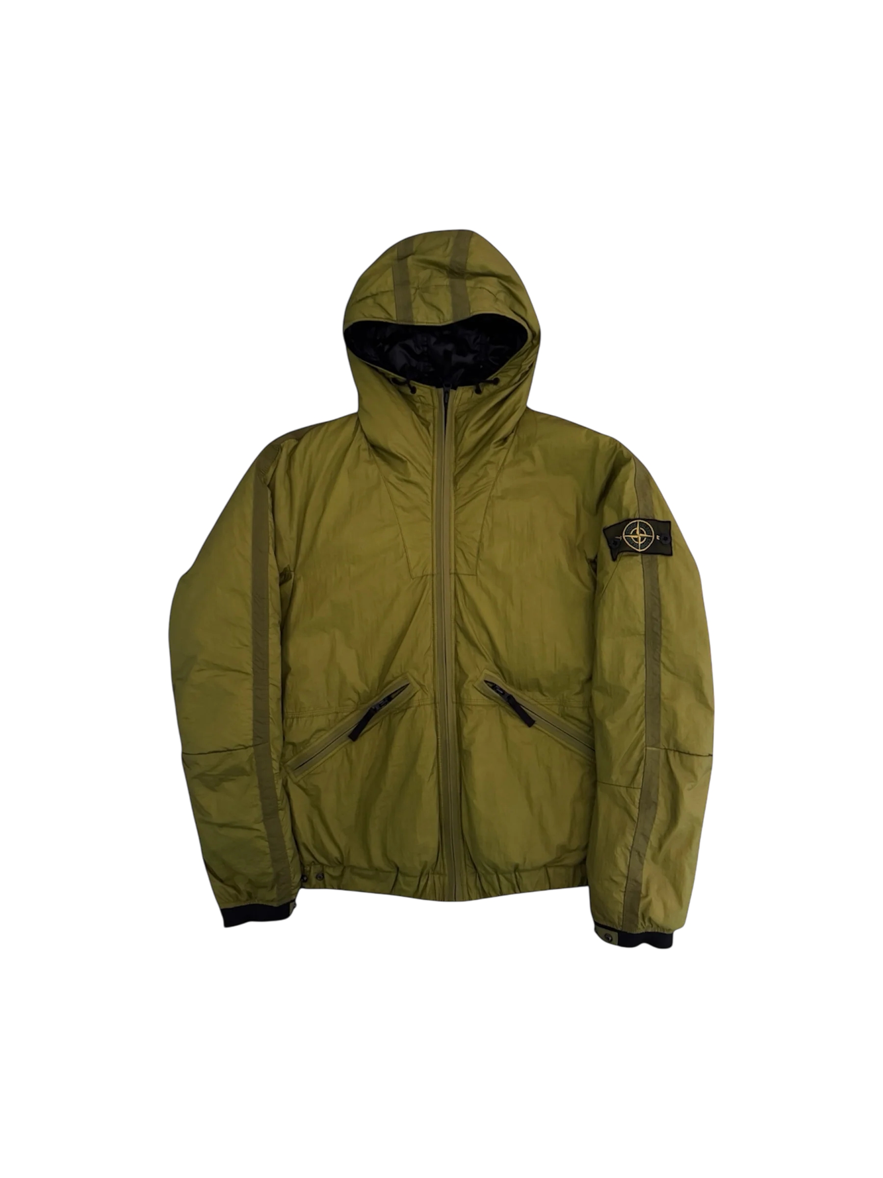 Stone Island 'Goose Down Mesh Badge' Puffer - Large