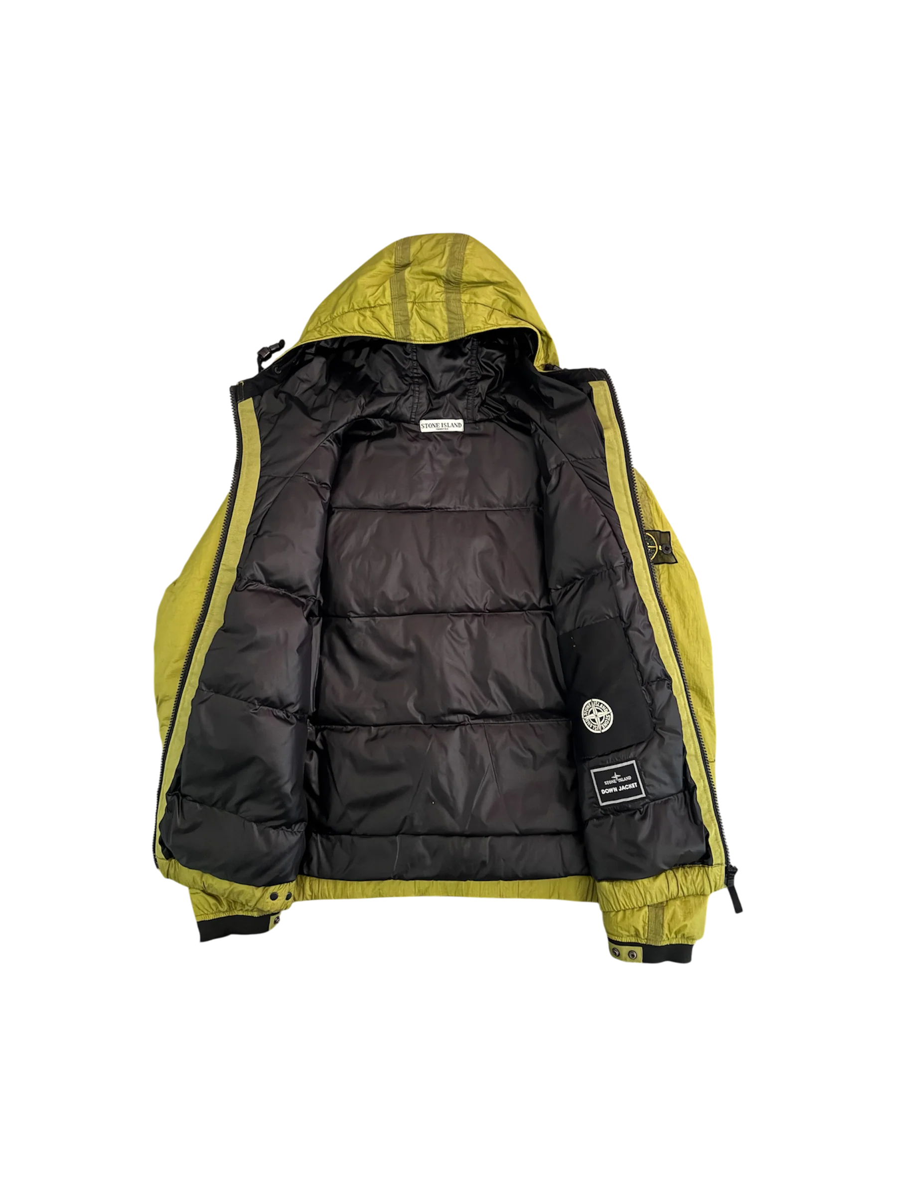 Stone Island 'Goose Down Mesh Badge' Puffer - Large - Image 2