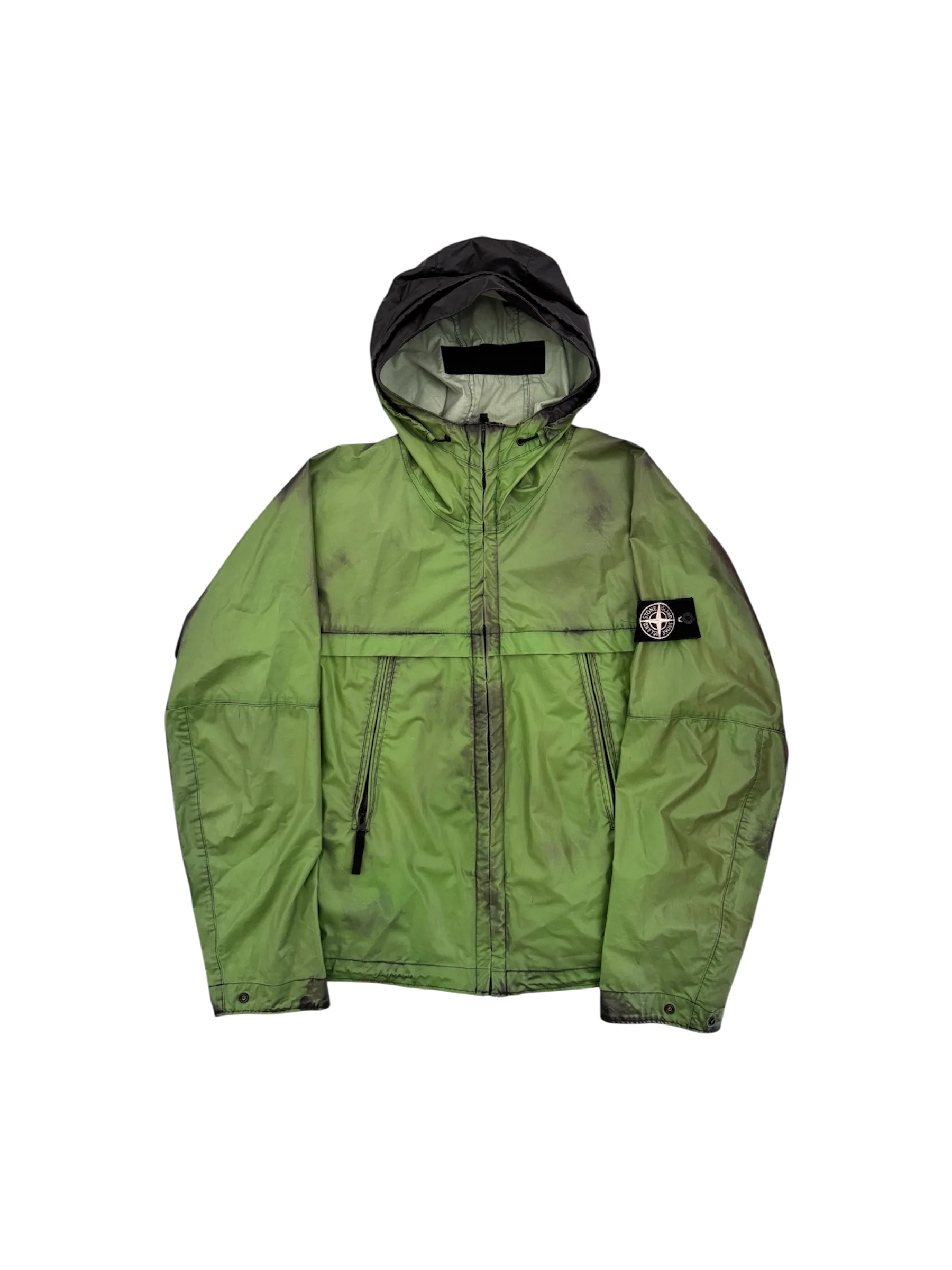 Stone Island Green/Black 'Heat Reactive' Jacket - Medium - Image 2