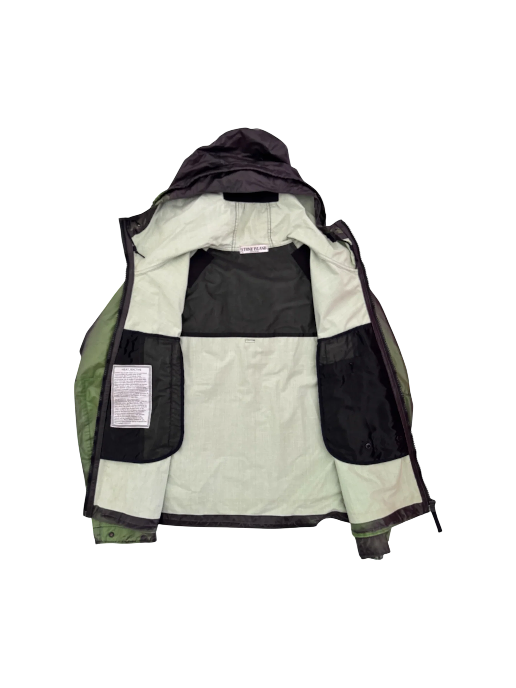 Stone Island Green/Black 'Heat Reactive' Jacket - Medium - Image 4