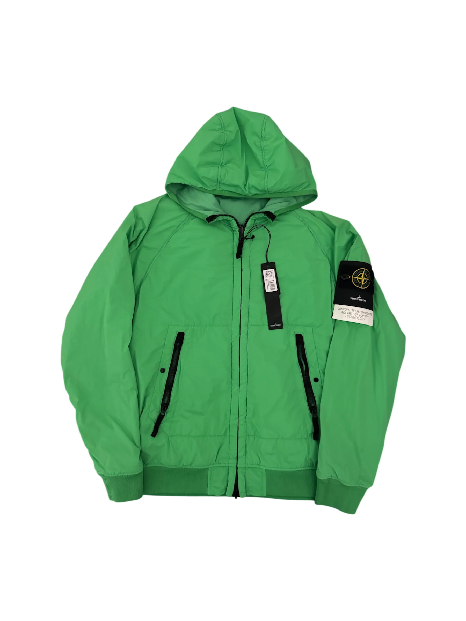 Stone Island Green 'Comfort Tech Composite' Reversible Jacket - Medium