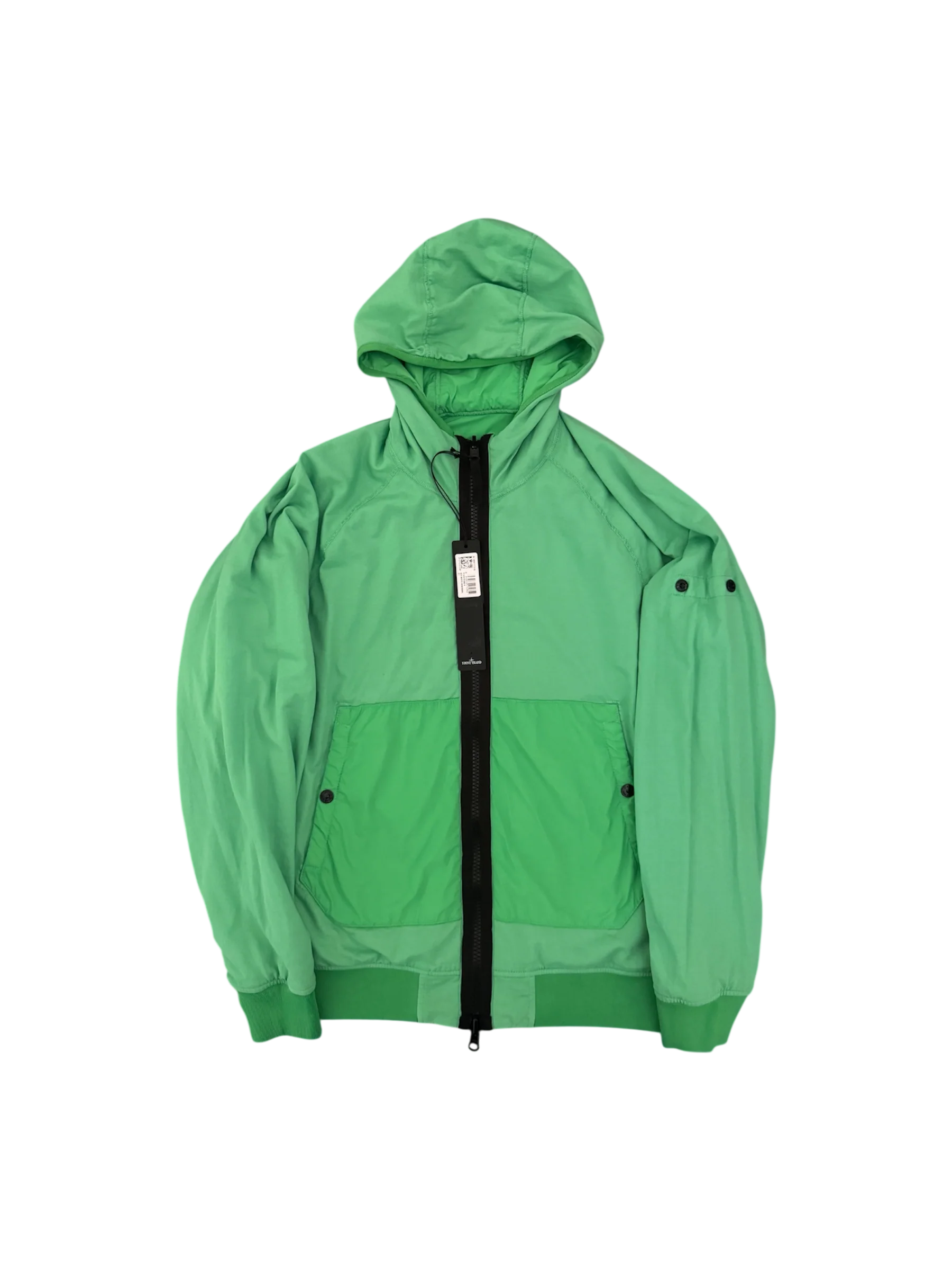 Stone Island Green 'Comfort Tech Composite' Reversible Jacket - Medium - Image 2