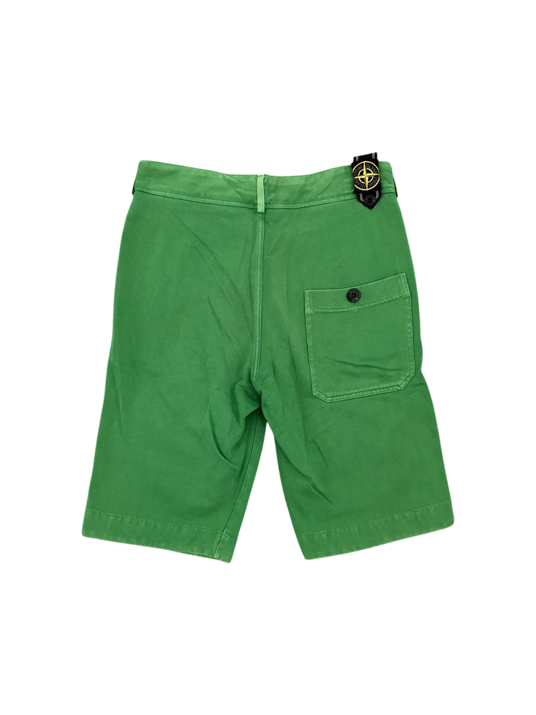 Stone Island Green Vintage Shorts - Small - Image 2