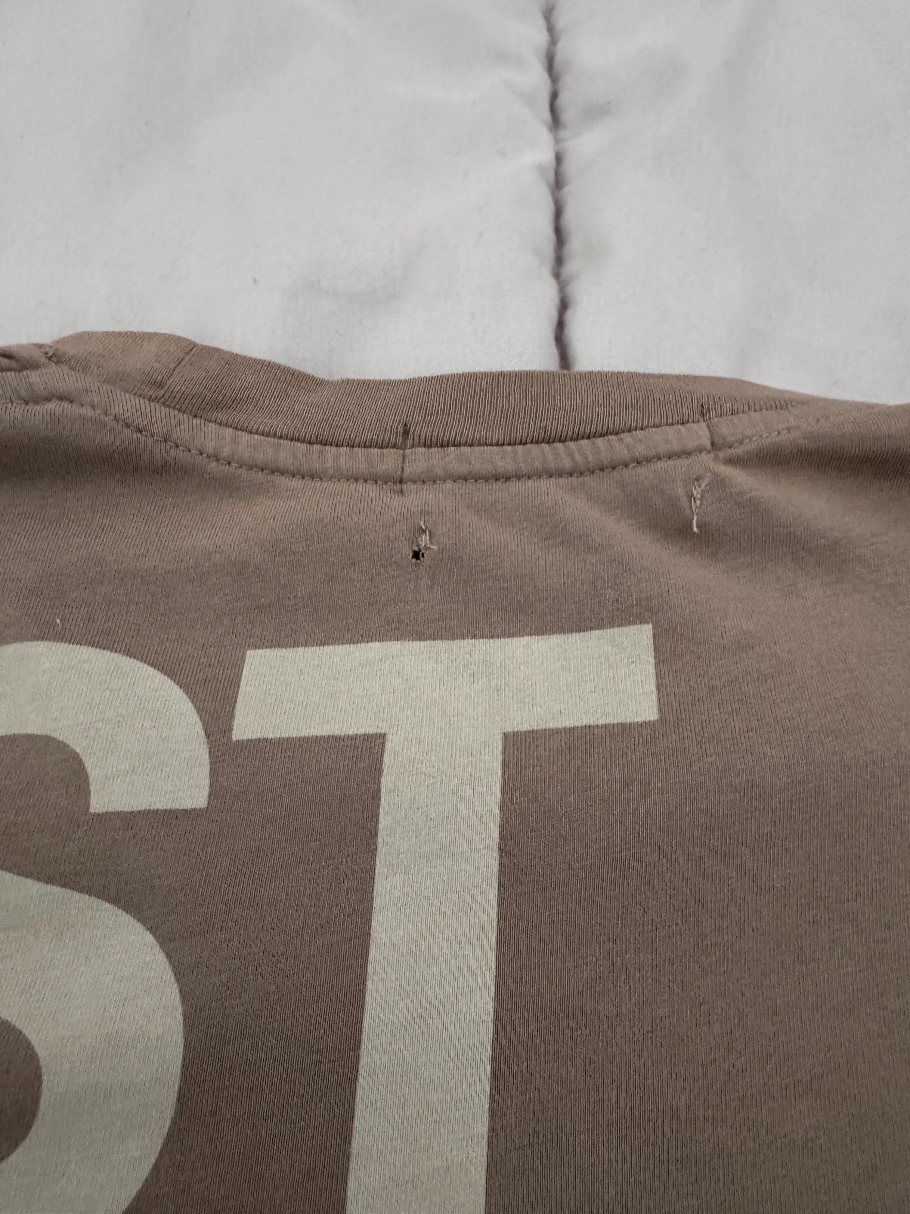 Stone Island Grey Back Print T-Shirt - Large - Image 3