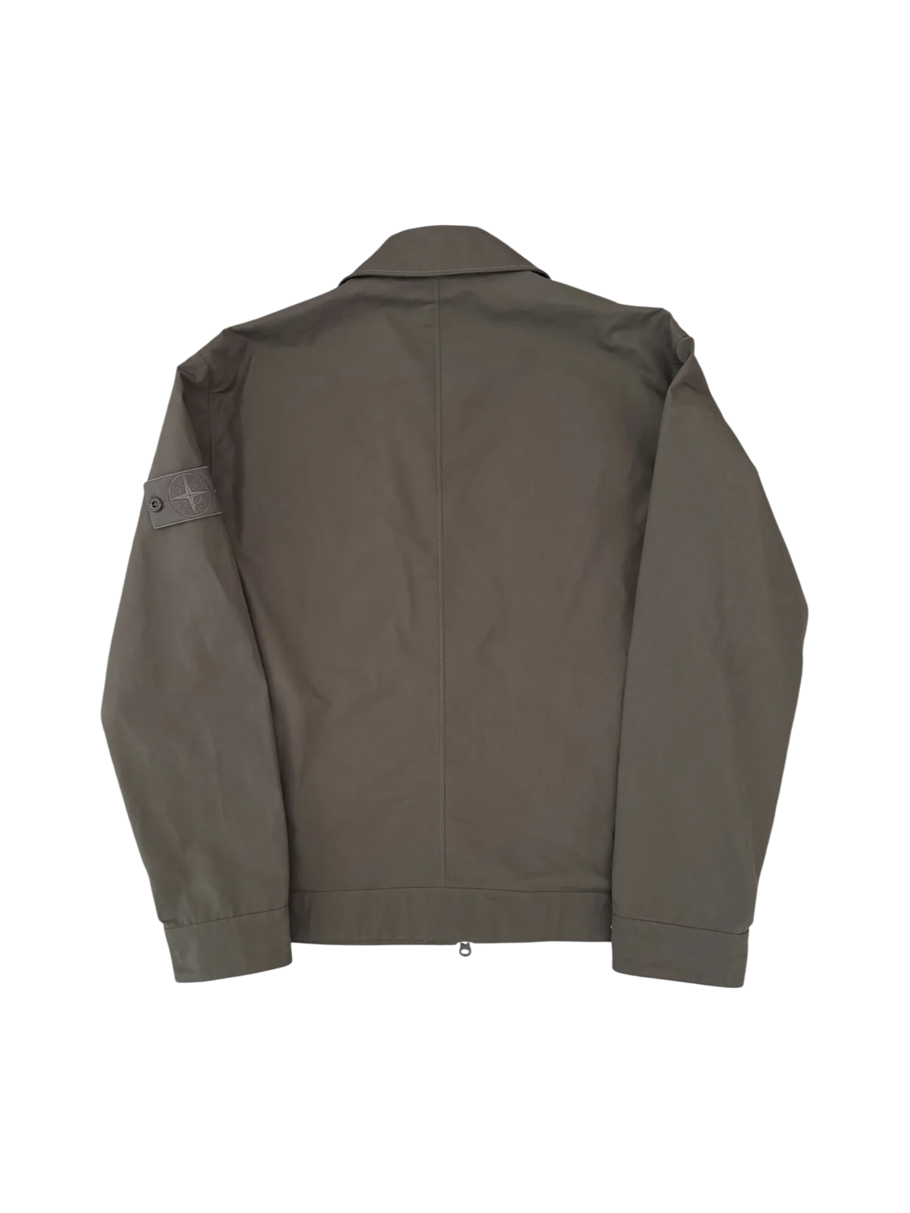 Stone Island Grey Cotton Canvas Ghost Jacket - Large - Image 3