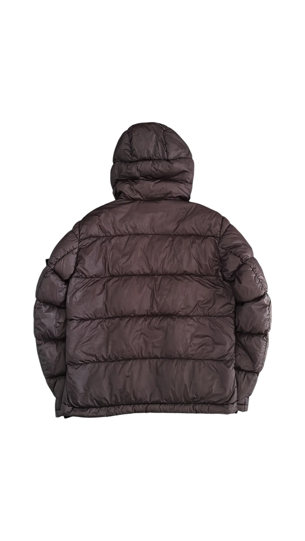Stone Island Grey 'Garment Dyed' Puffer - Large - Image 3