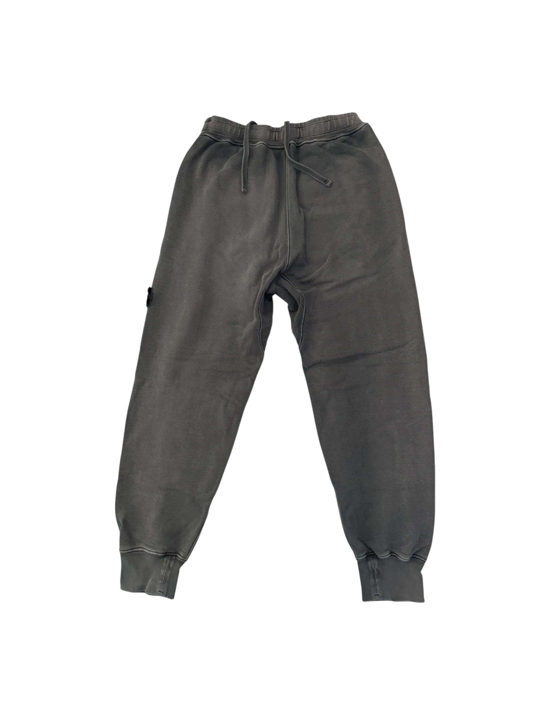 Stone Island Grey Heavy Joggers - Medium - Image 2