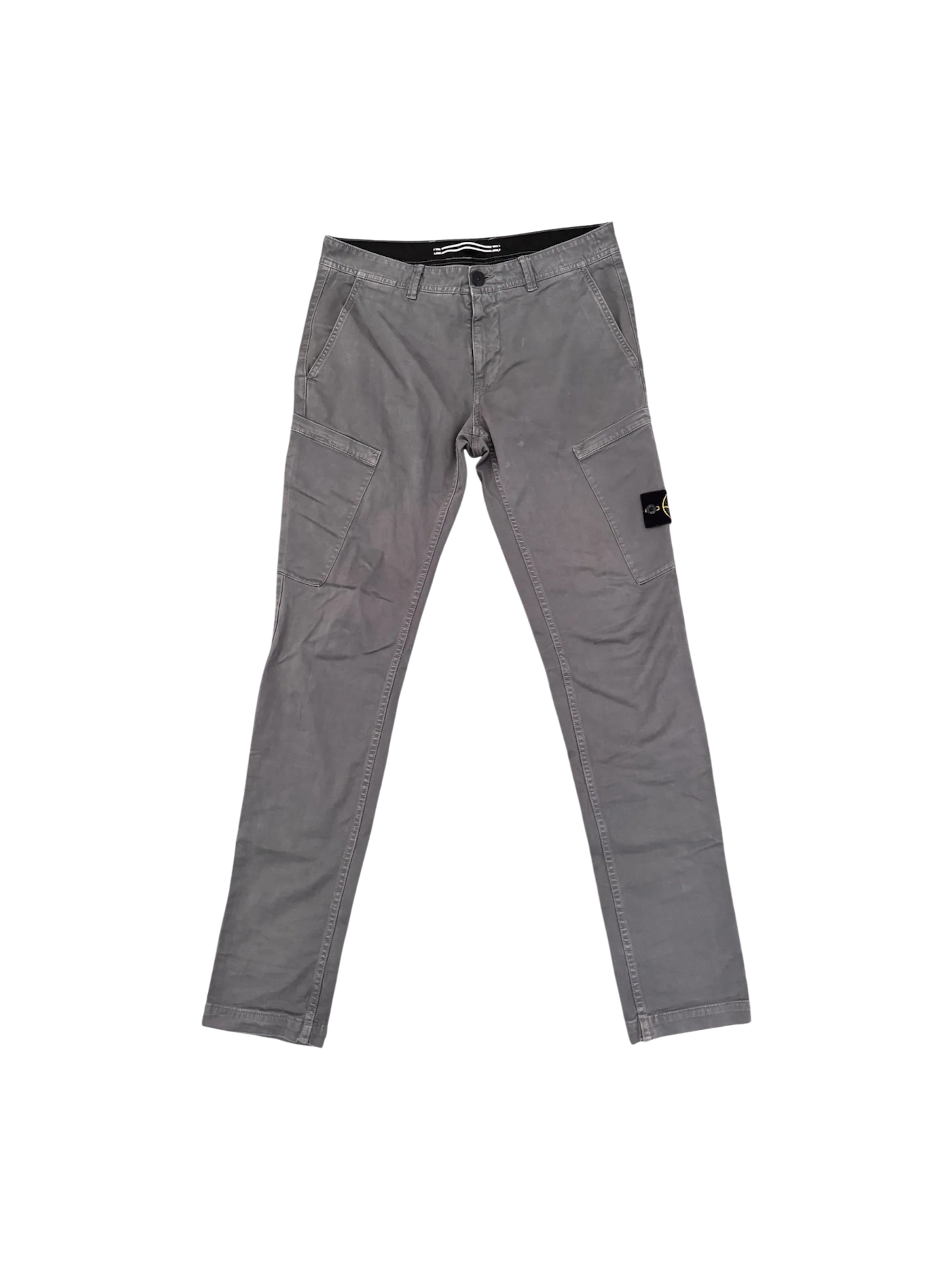 Stone Island Grey SK Cargo Trousers - W32