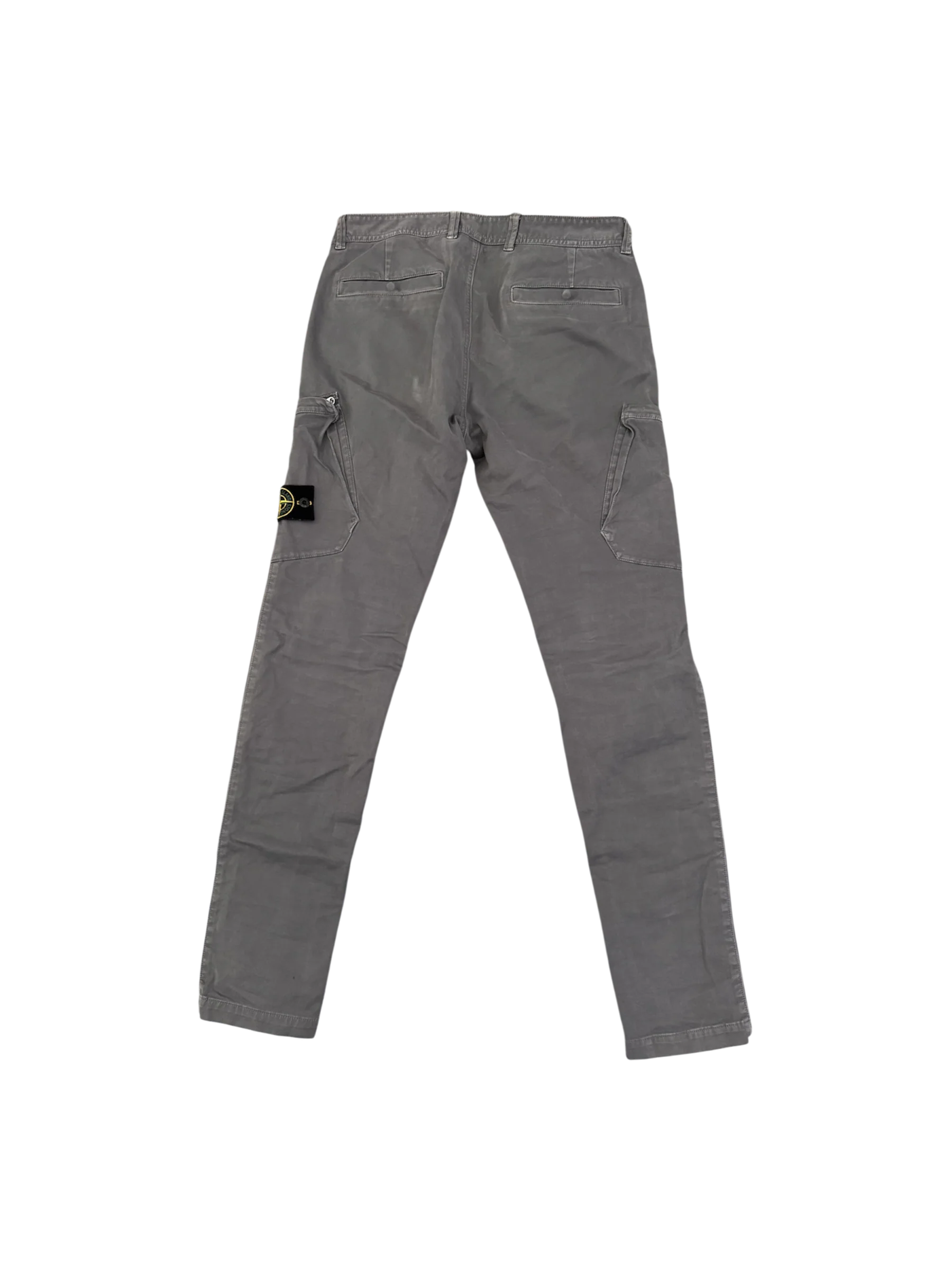 Stone Island Grey SK Cargo Trousers - W32 - Image 2