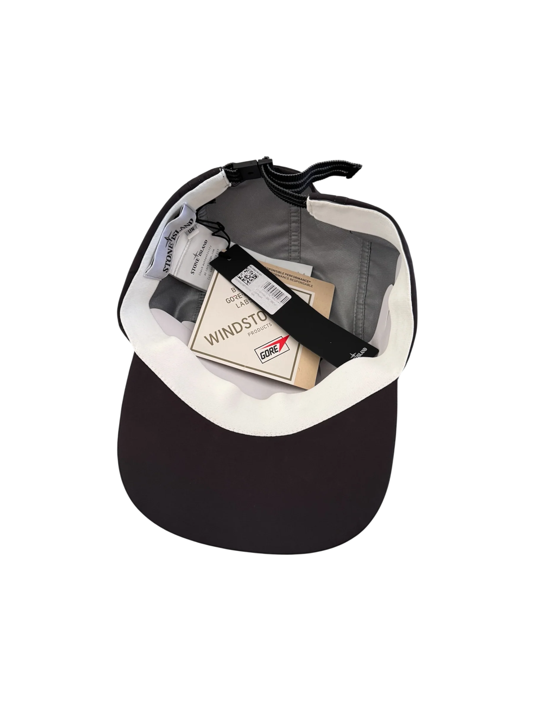 Stone Island Grey Stellina Goretex Cap - Unisize - Image 3