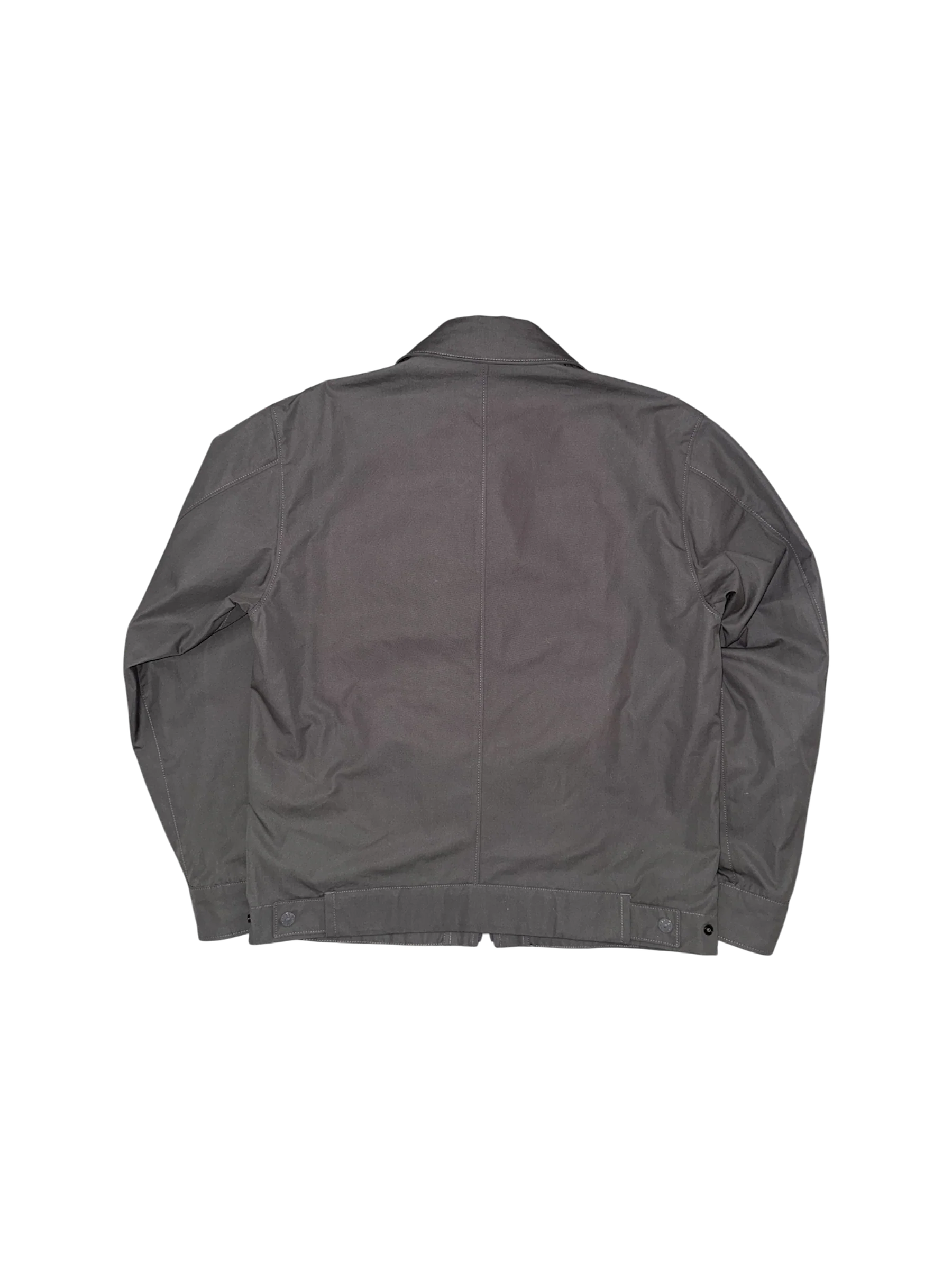 Stone Island Grey Cotton Canvas Ghost Jacket - Small - Image 3