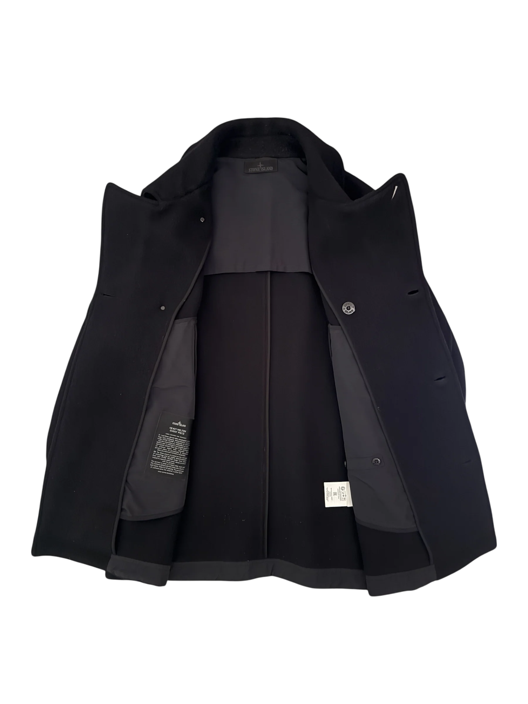 Stone Island 'Heavy Melton Ghost PIece' Coat - XL - Image 2