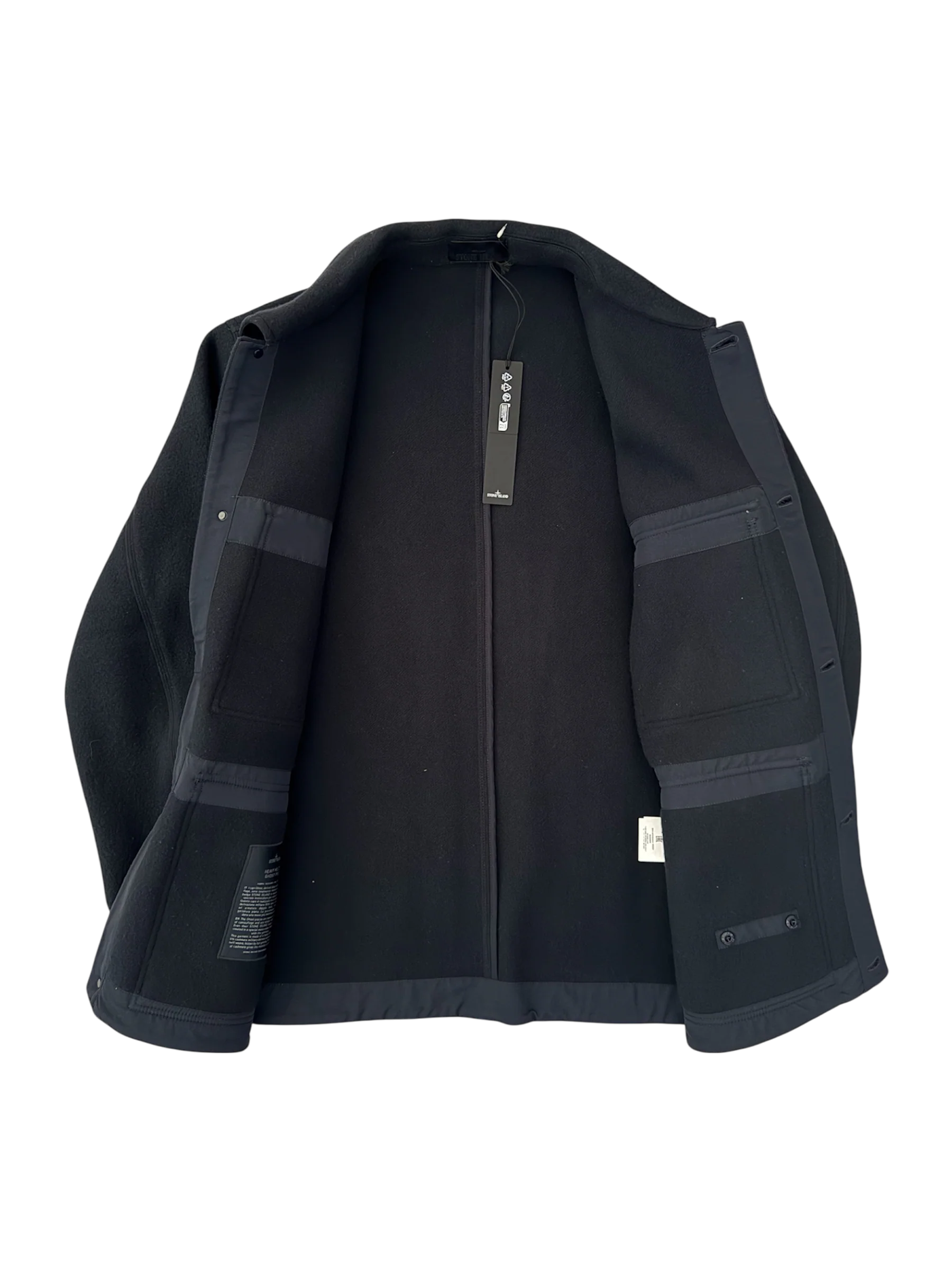 Stone Island 'Heavy Melton Ghost PIece' Jacket - XXL - Image 2