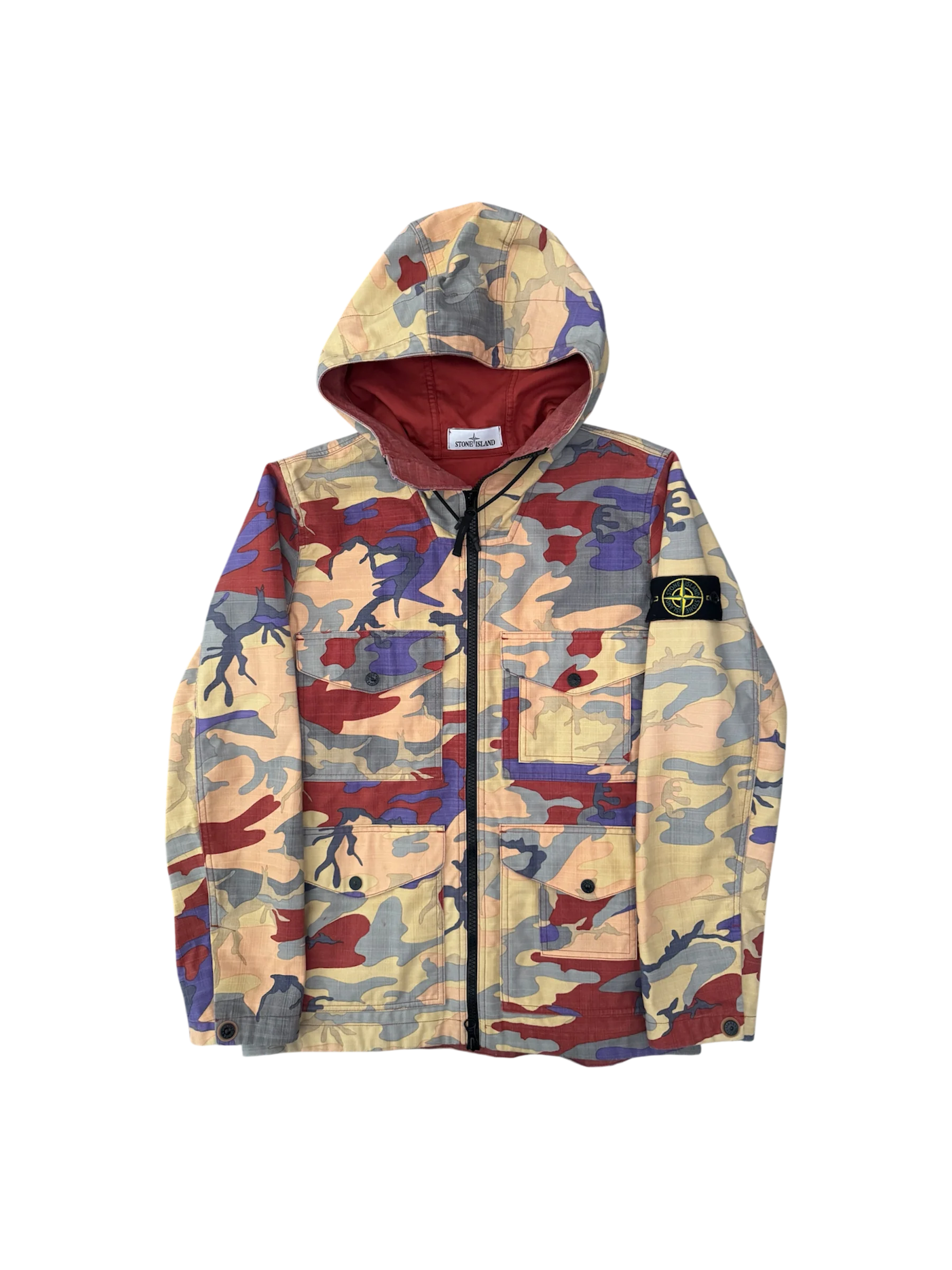 Stone Island 'Heritage Camo Ripstop Nylon Watro' Jacket - Small