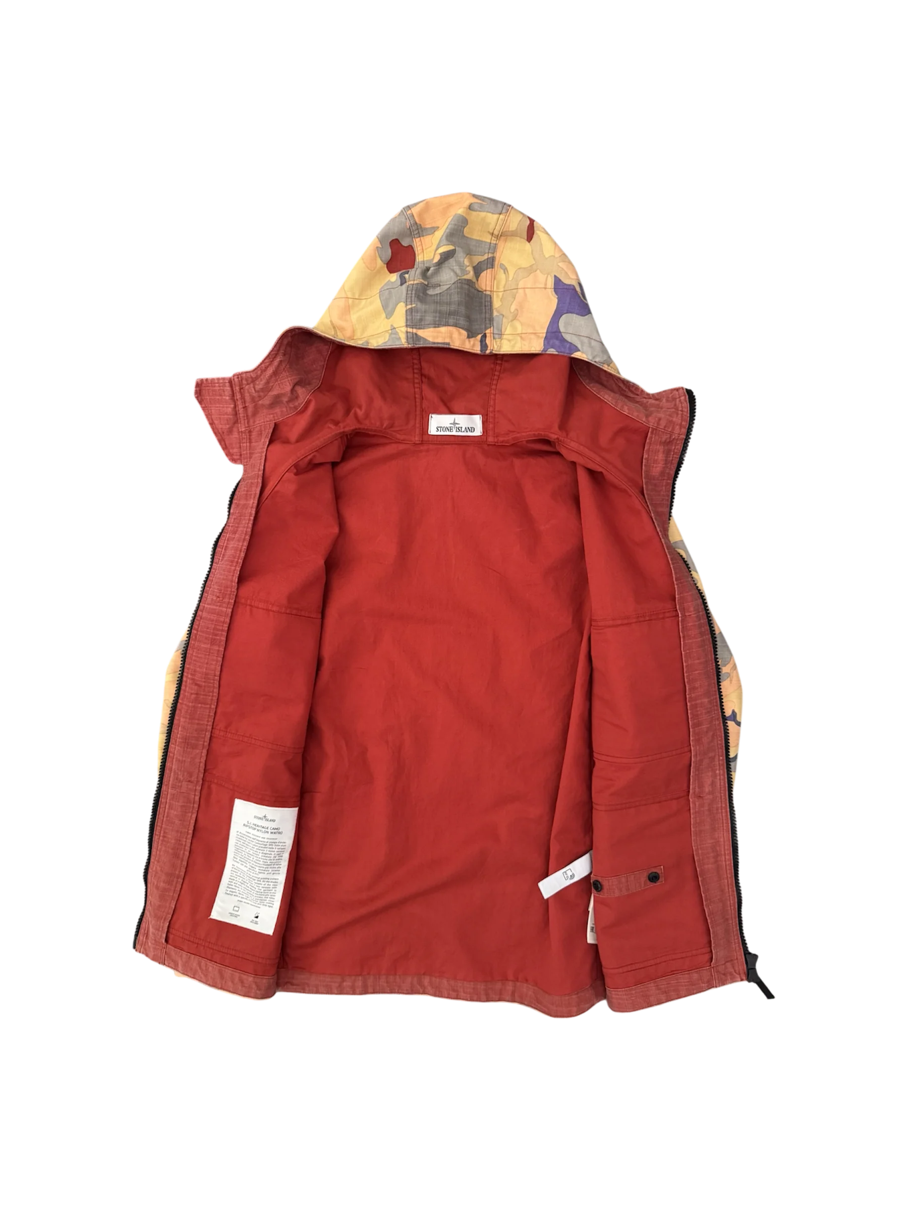 Stone Island 'Heritage Camo Ripstop Nylon Watro' Jacket - Small - Image 2