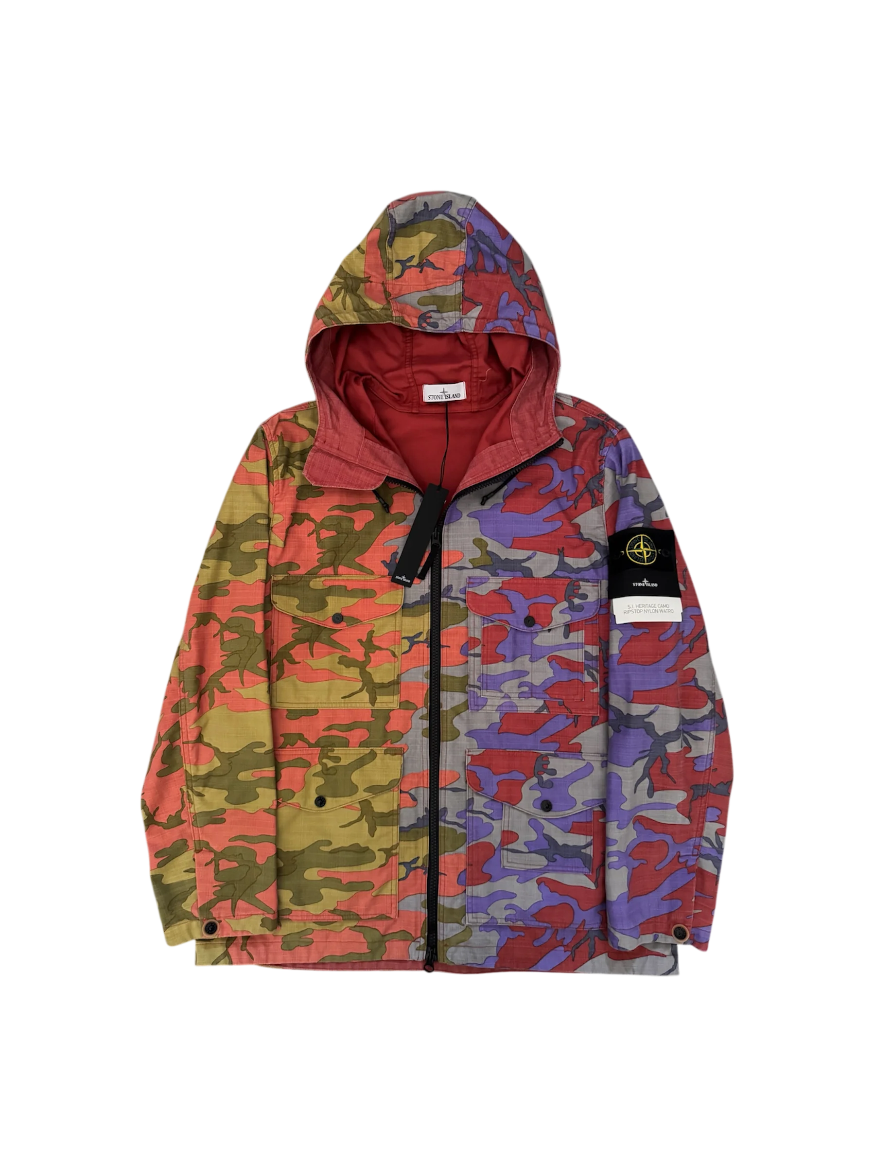 Stone Island 'Heritage Camo Ripstop Nylon Watro' Jacket - XXL