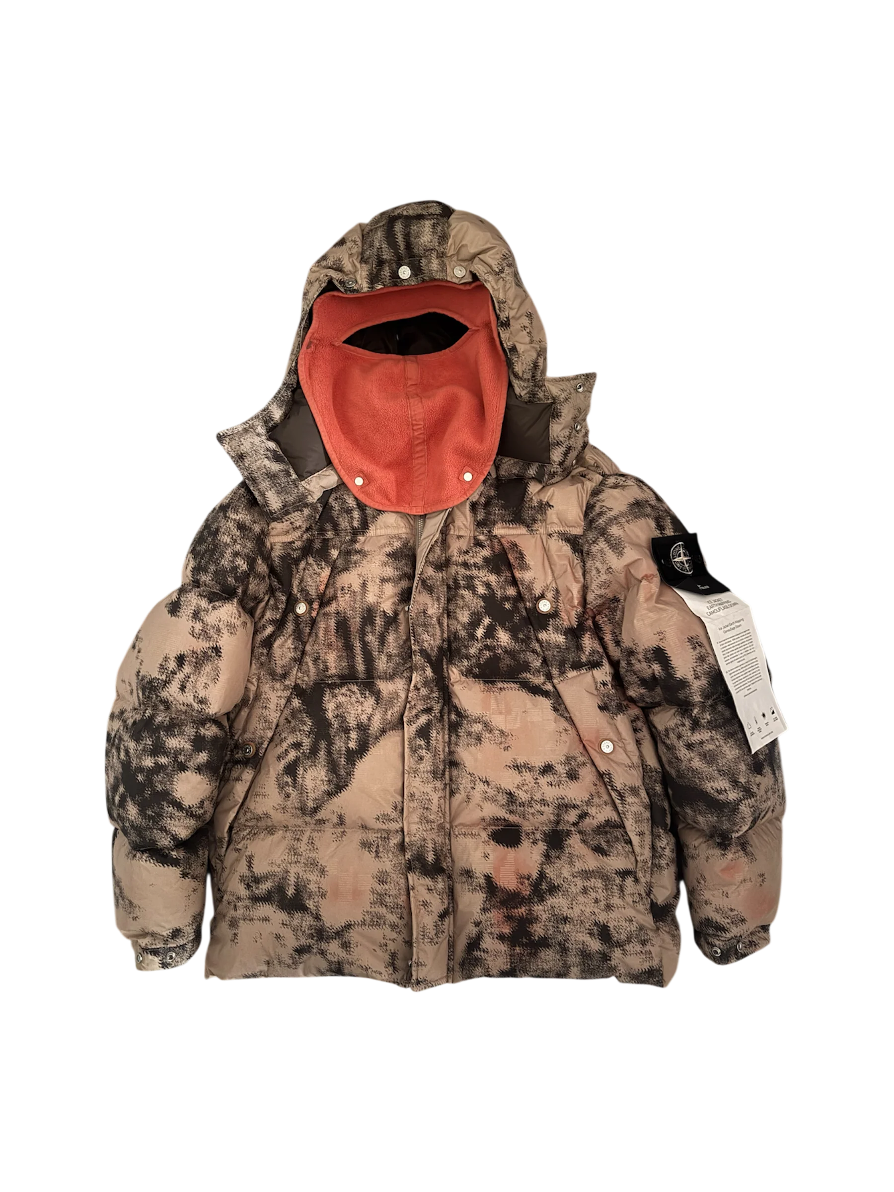 Stone Island 'Ice Jacket Earth Mapping Camouflage Down' Puffer - XL - Image 2