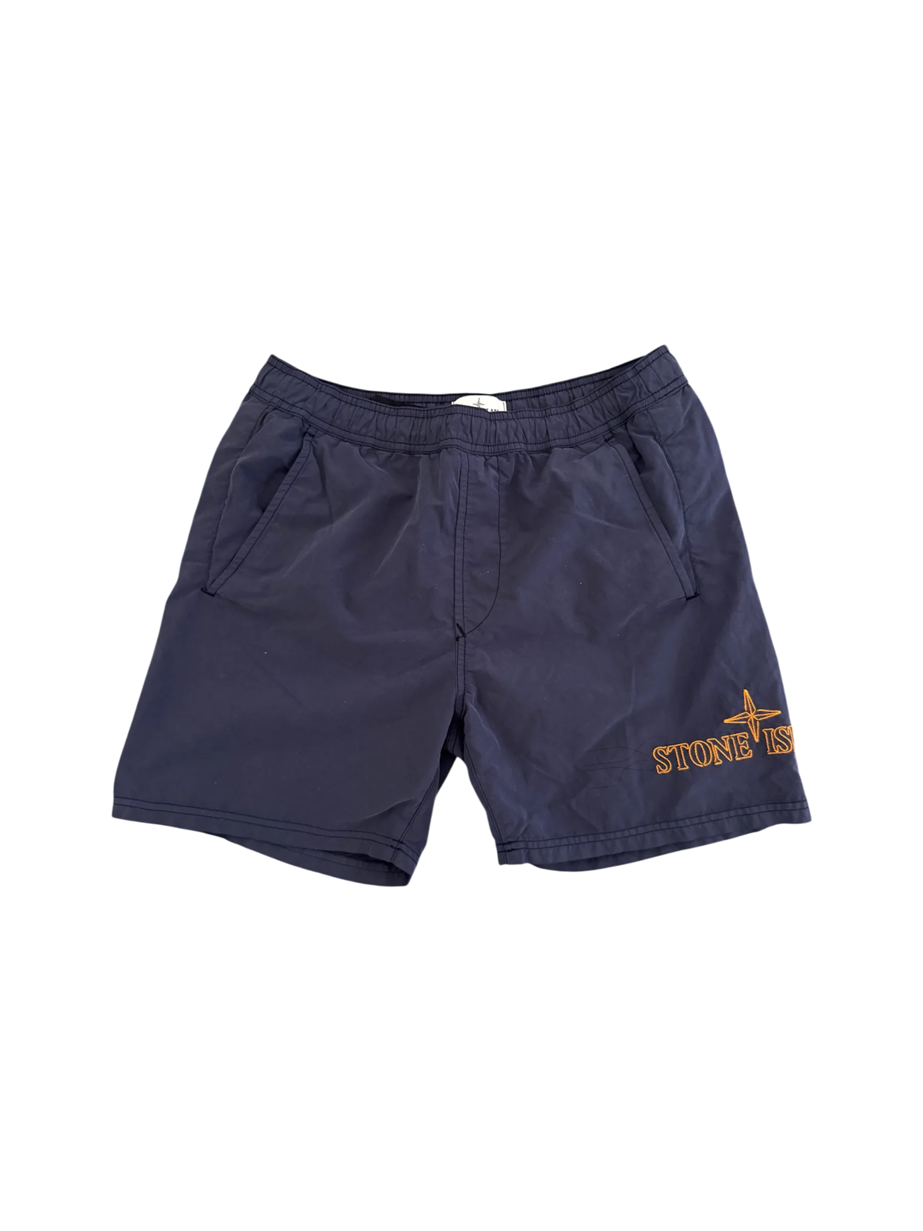 Stone Island Junior Navy Swim Shorts - 14 years