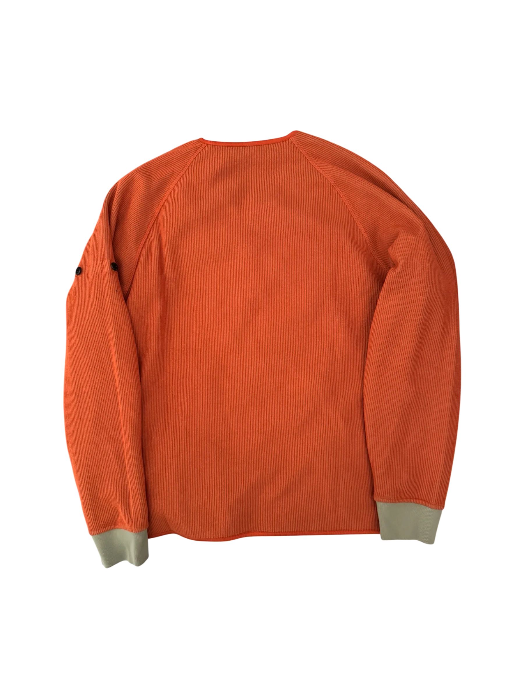 Stone Island Khaki/Orange Reversible Nylon Metal Jacket - Large - Image 4
