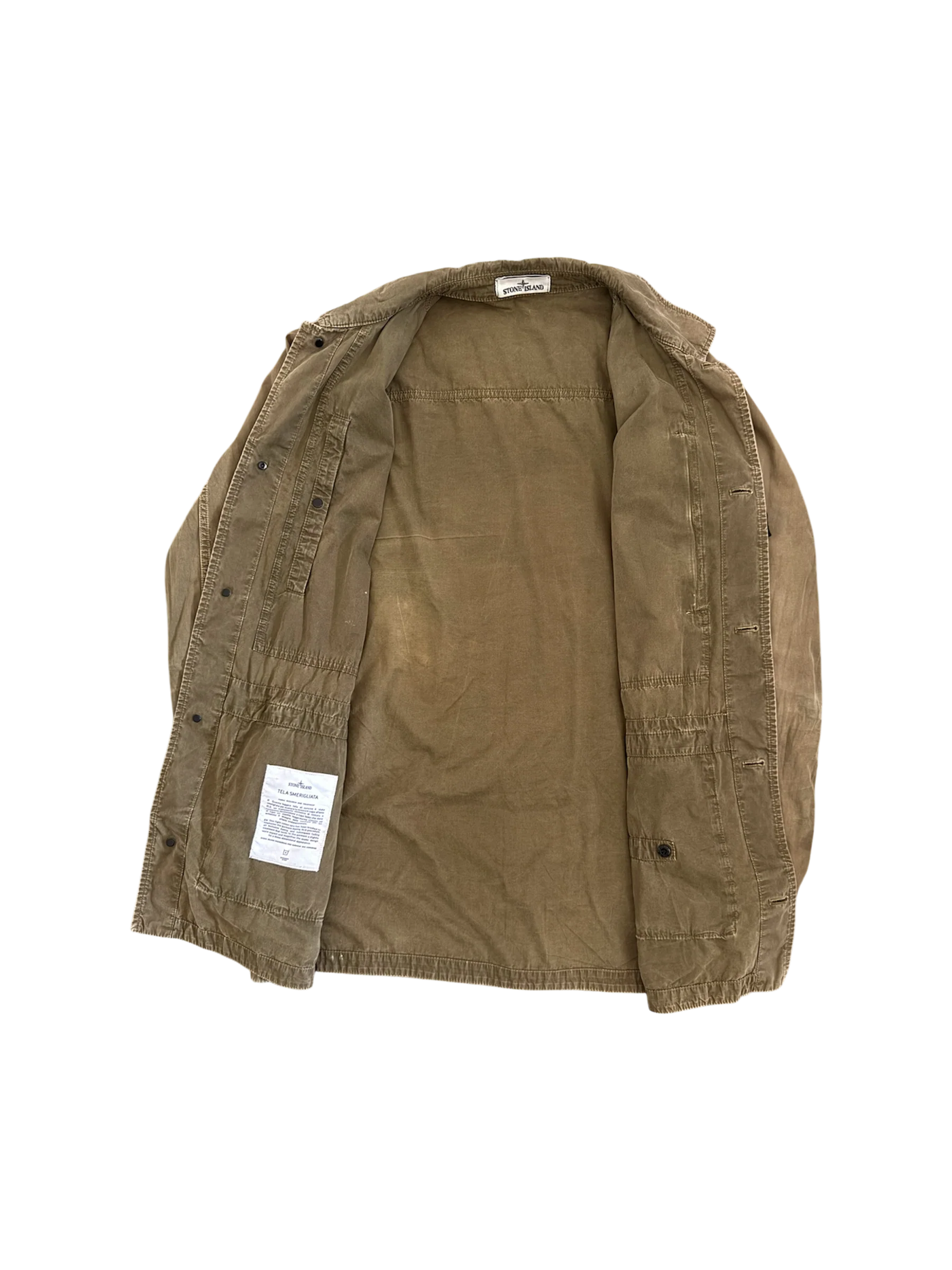 Stone Island Khaki 'Tela Smerigliata' Jacket - XXL - Image 2