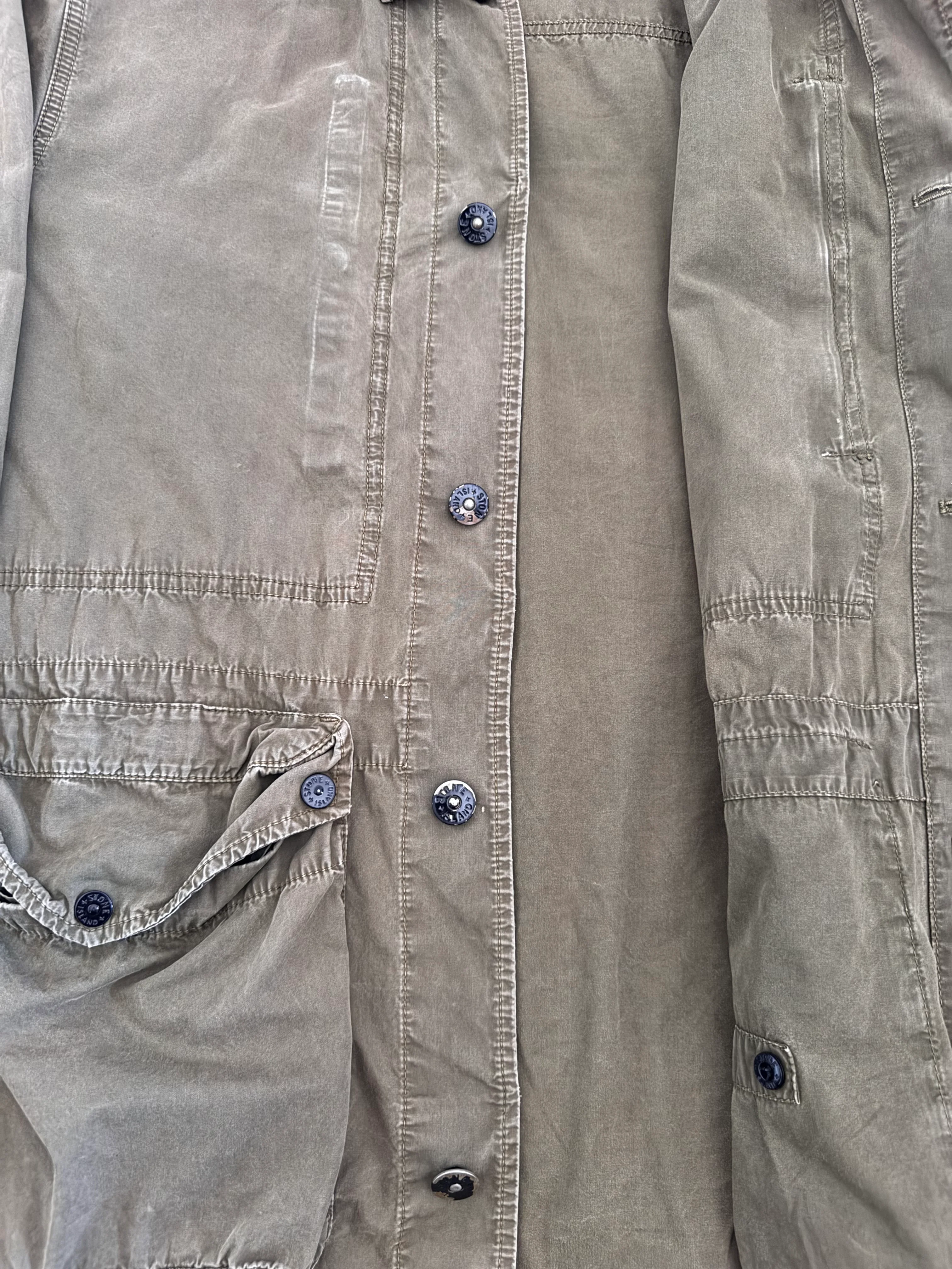 Stone Island Khaki 'Tela Smerigliata' Jacket - XXL - Image 5