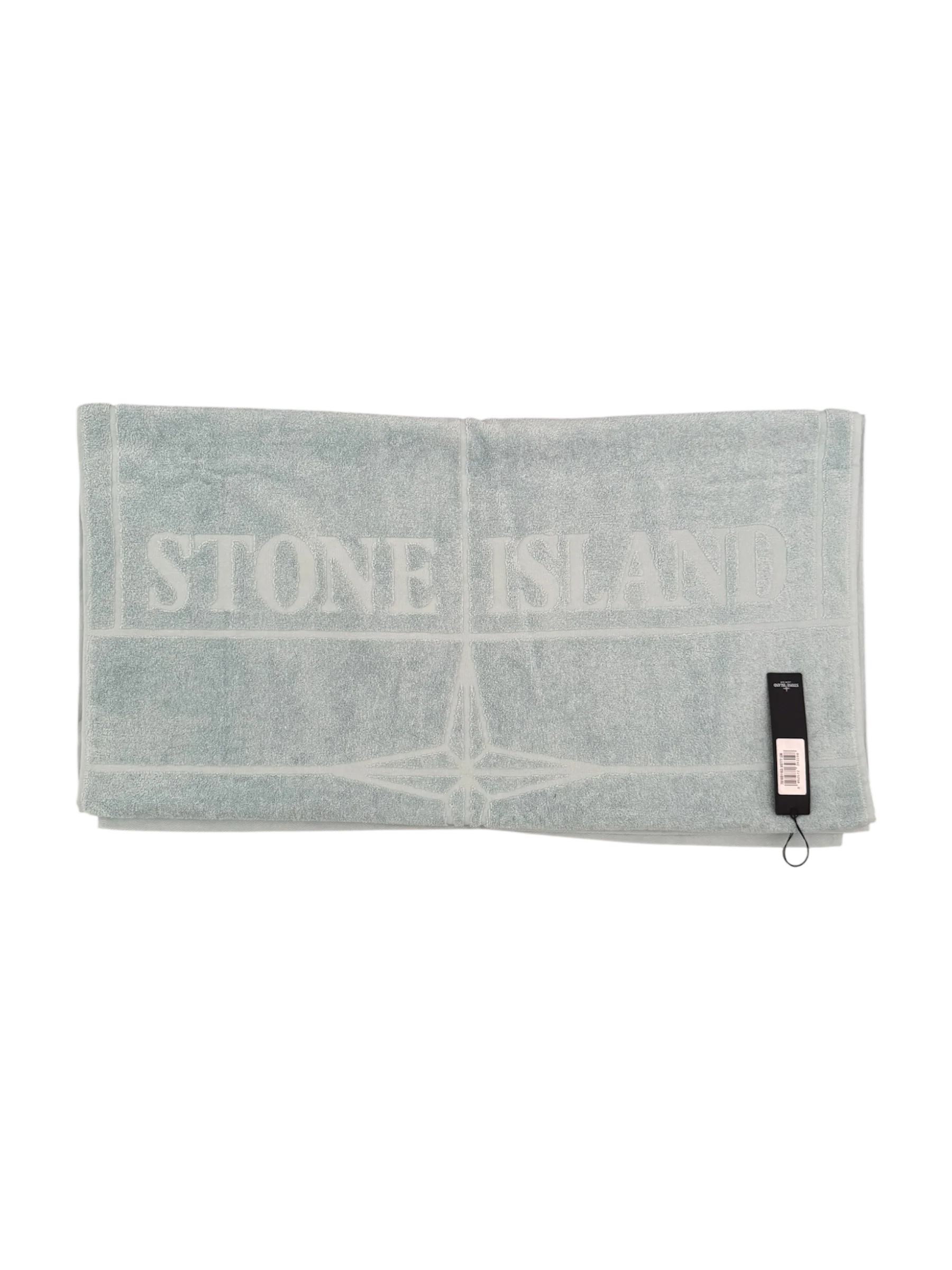 Stone Island Junior Light Blue Beach Towel - 165x75cm
