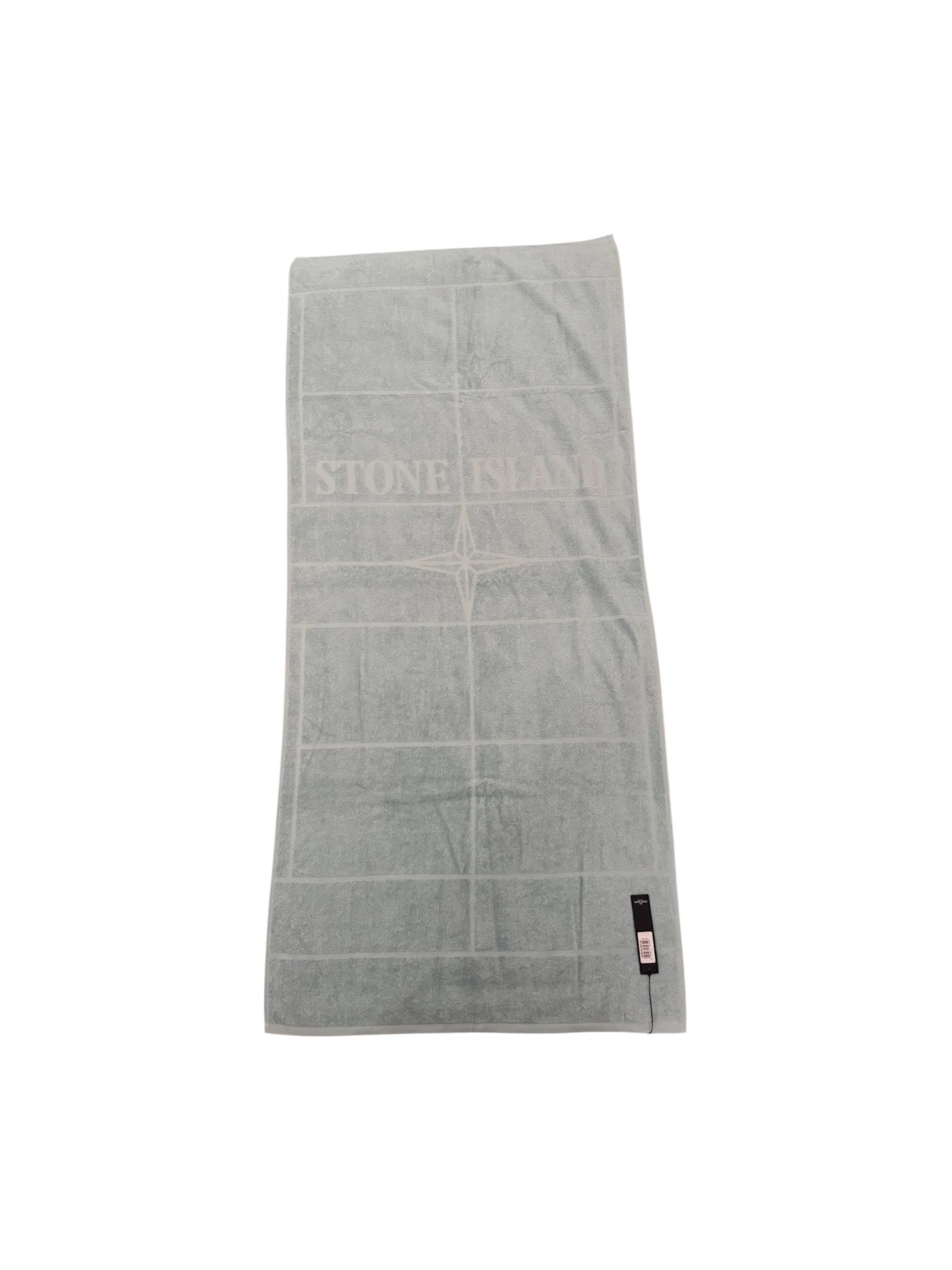 Stone Island Junior Light Blue Beach Towel - 165x75cm - Image 2