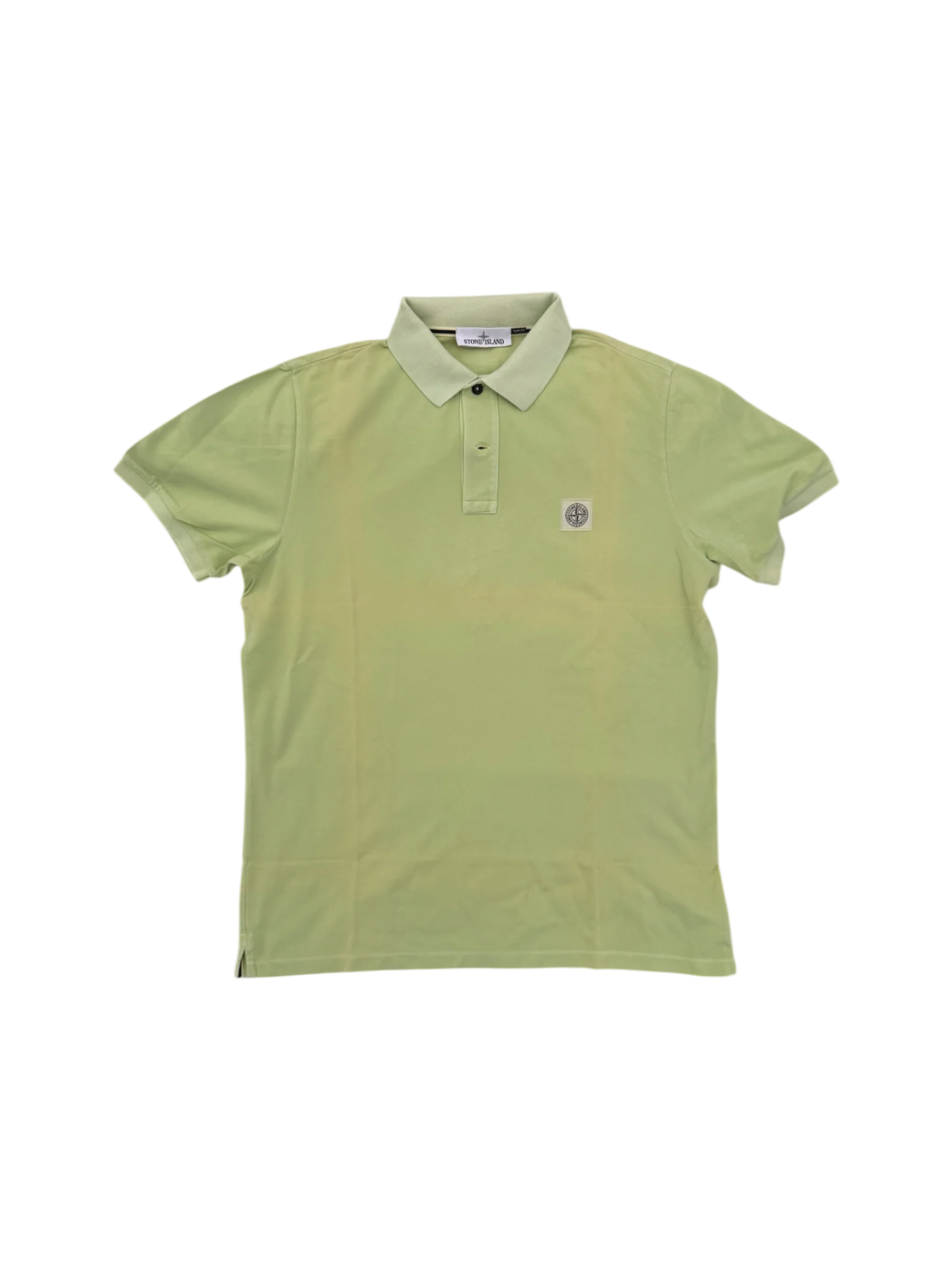Stone Island Lime Polo Shirt - XXL