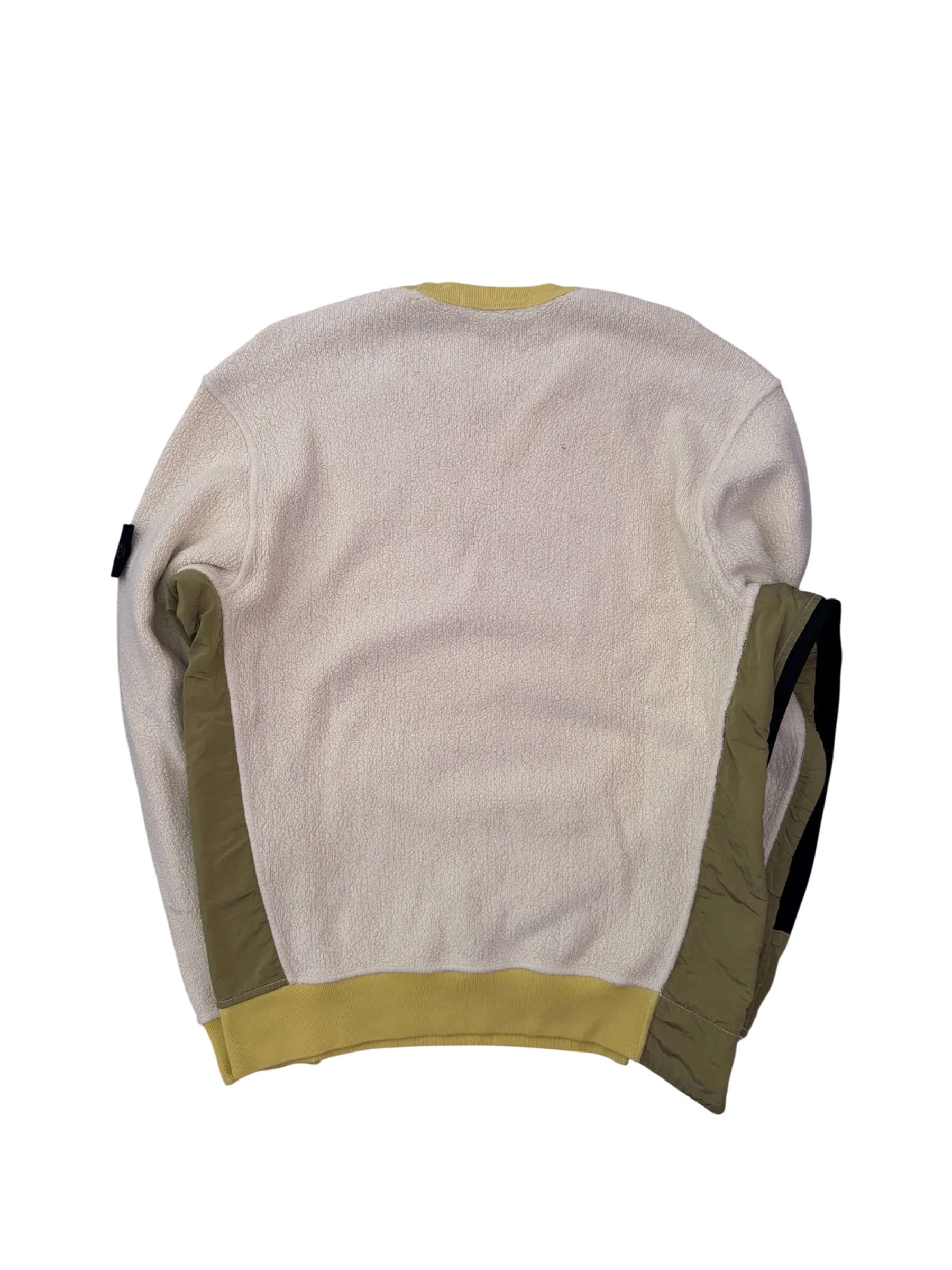 Stone Island Lime Teddy Pullover - Medium - Image 2