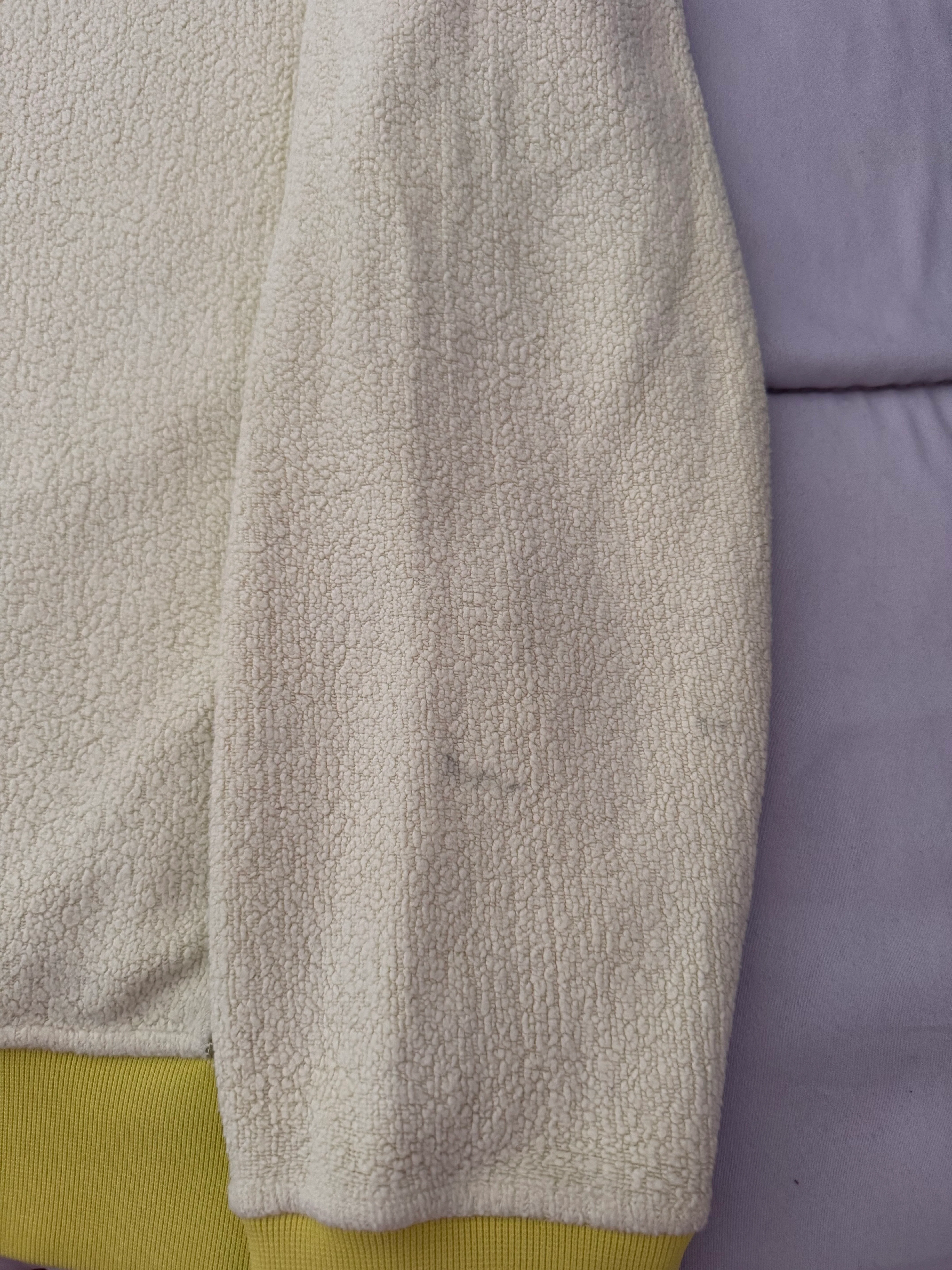 Stone Island Lime Teddy Pullover - Medium - Image 3