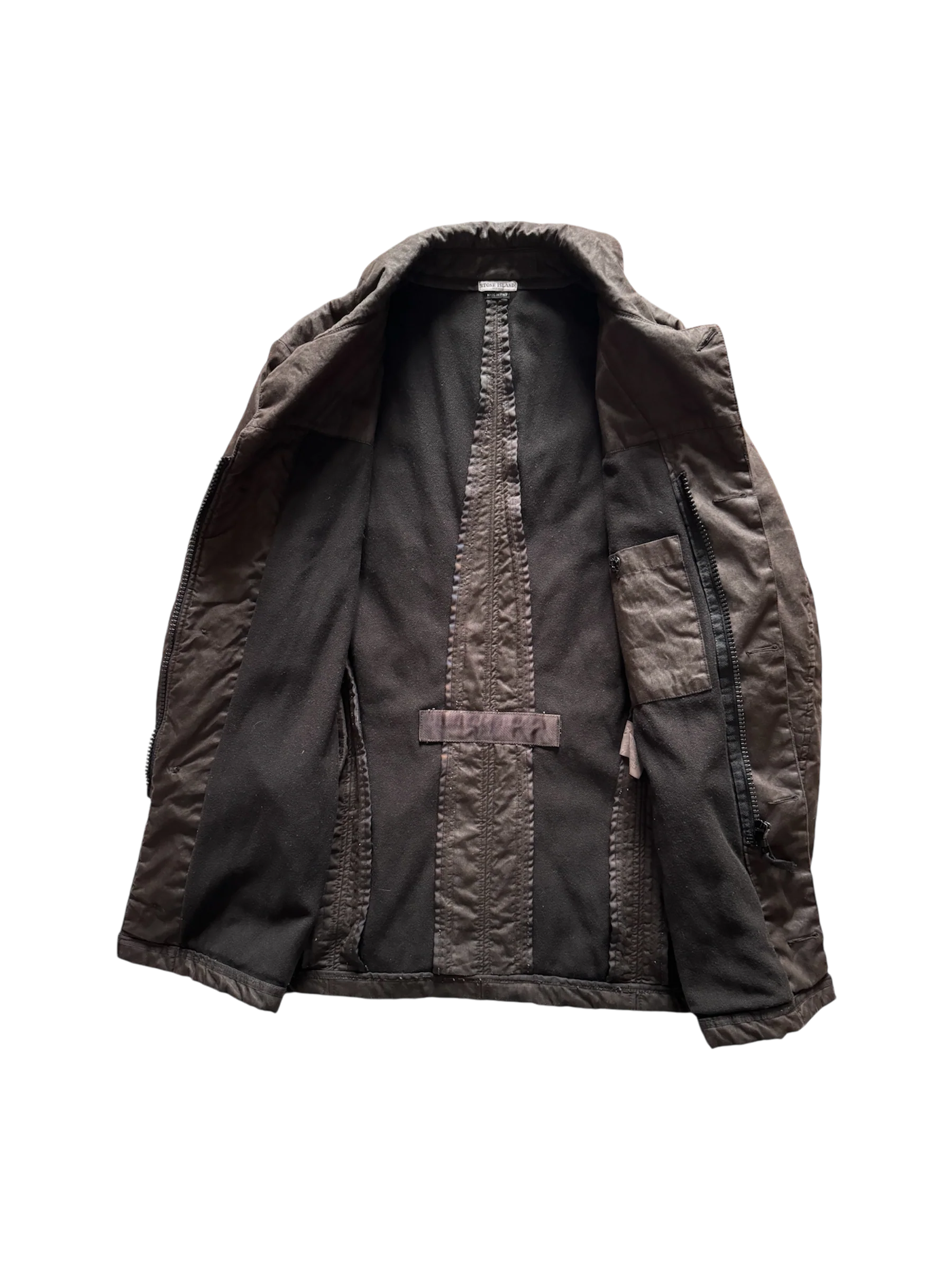 Stone Island 'Lino Flax Wool Lined' Jacket - XL - Image 2