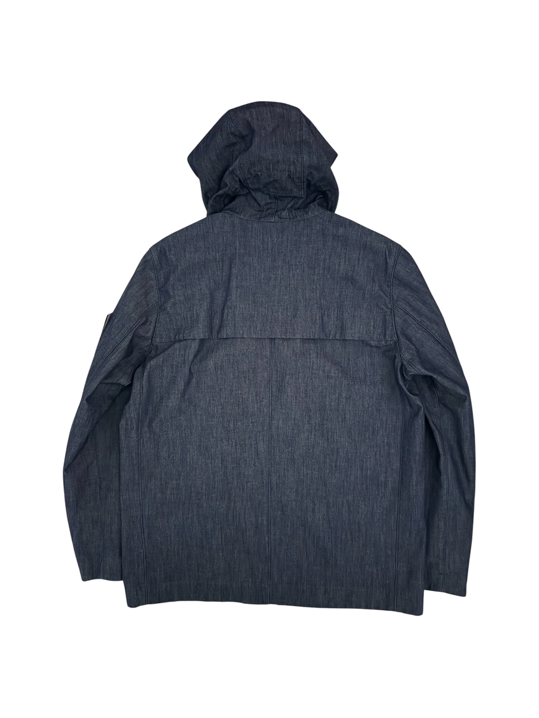 Stone Island 'Mac Chambray' Hooded Jacket - XL - Image 3
