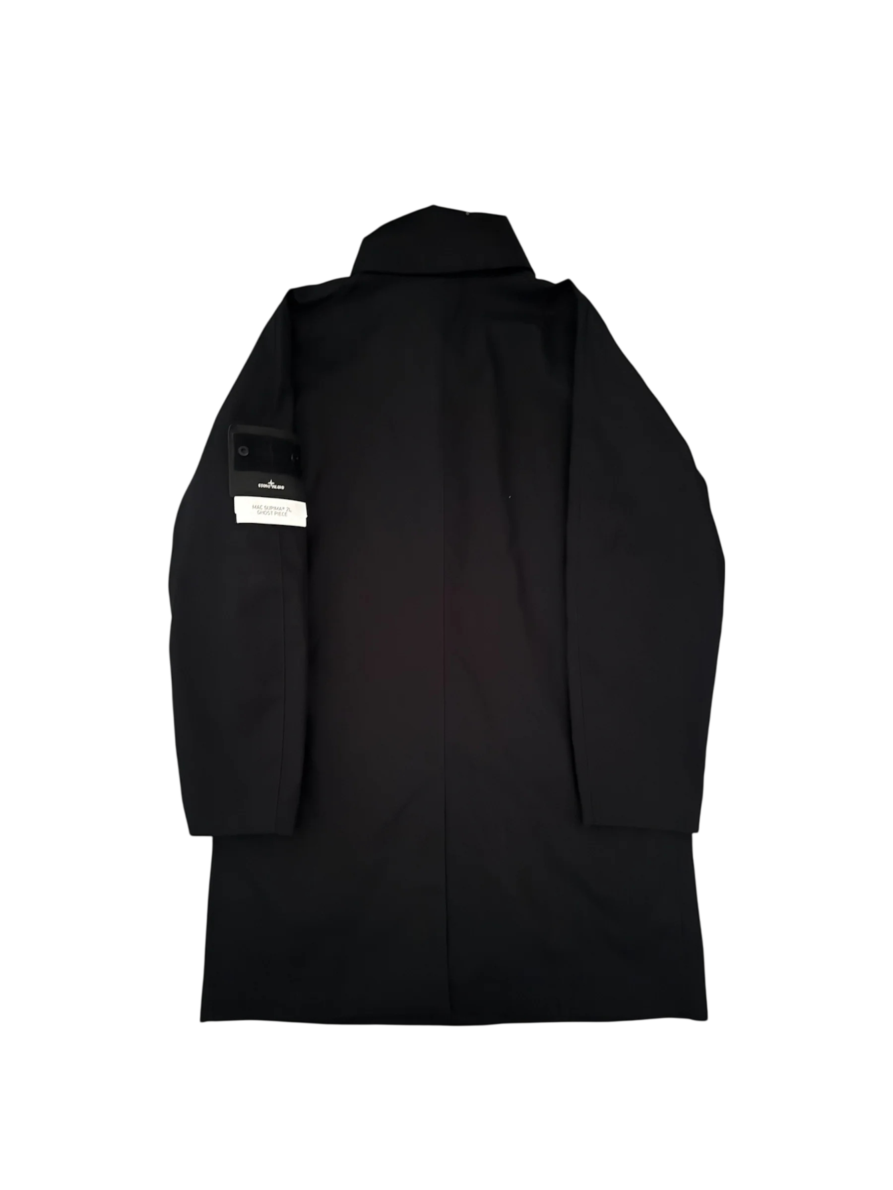 Stone Island 'Mac Supima 2L Ghost Piece' Long Jacket - XL - Image 3