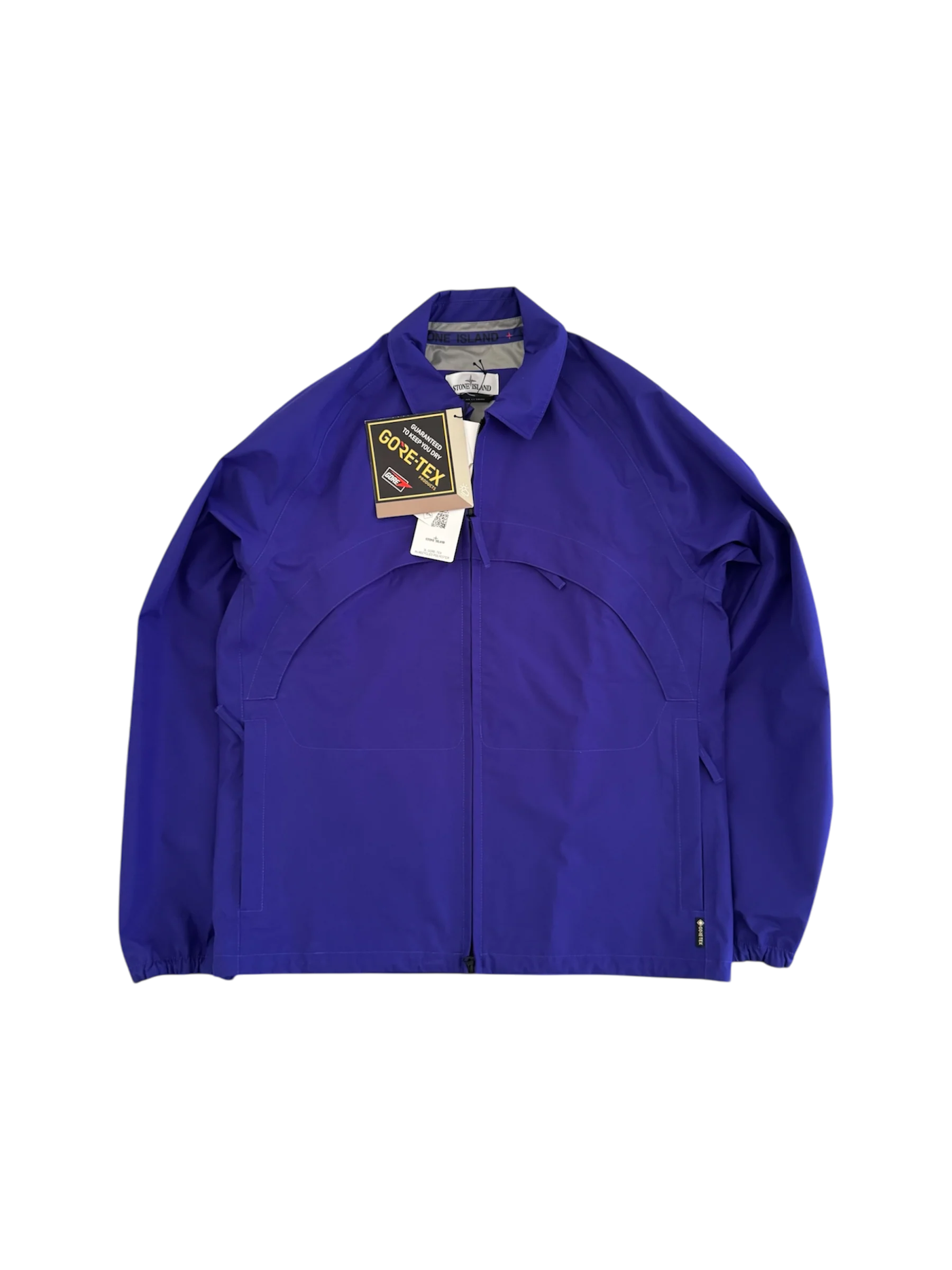 Stone Island Marina '3L Goretex' Spellout Jacket - Large