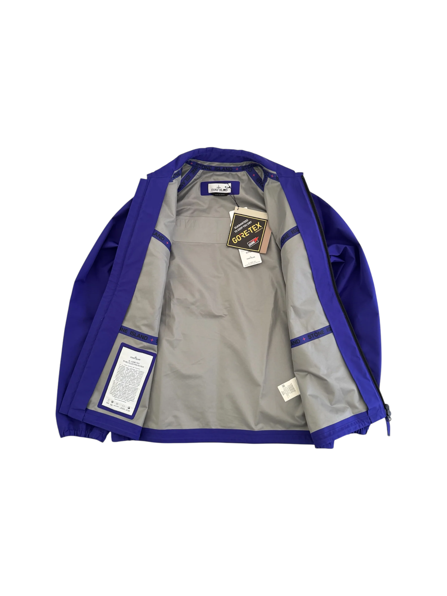 Stone Island Marina '3L Goretex' Spellout Jacket - Large - Image 3