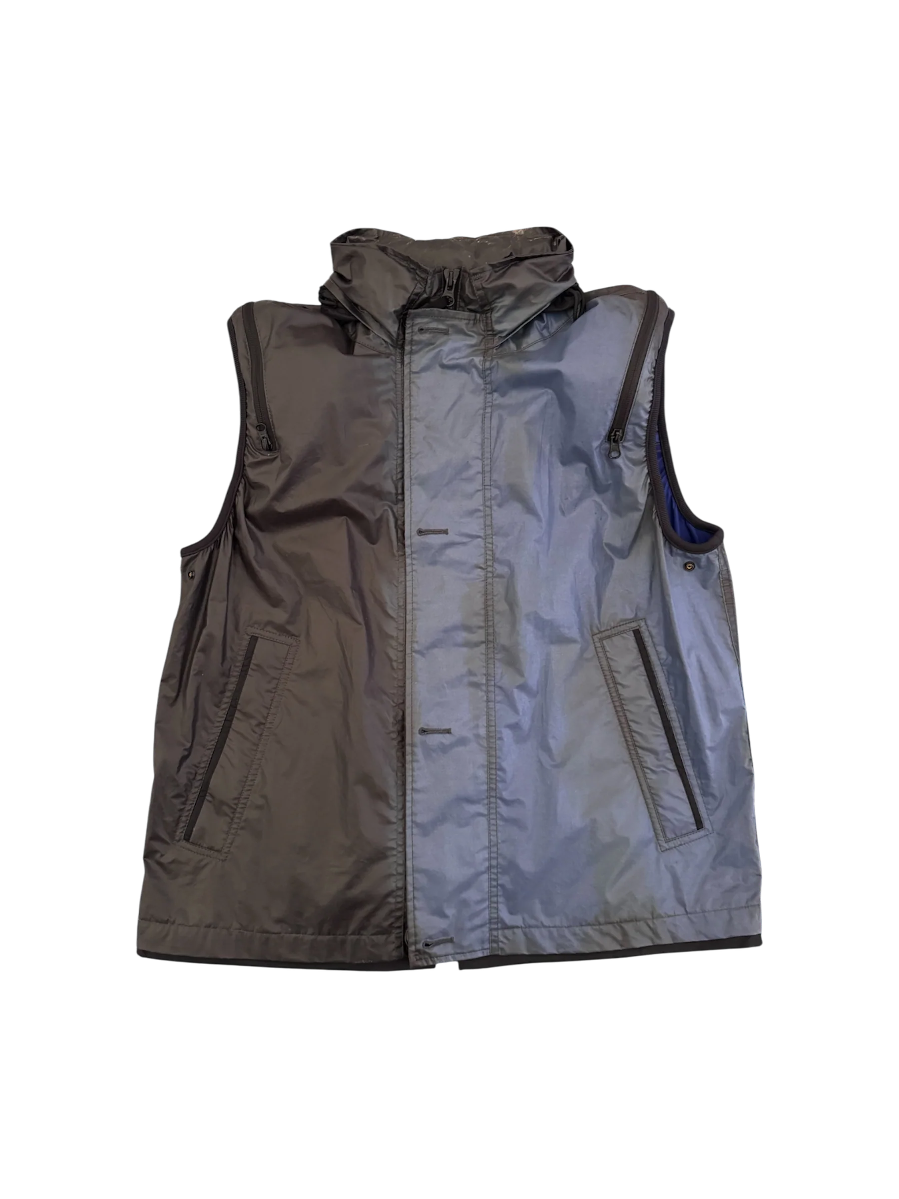 Stone Island Marina 'Heat Reactive' Detachable Sleeves Jacket - XXL - Image 9