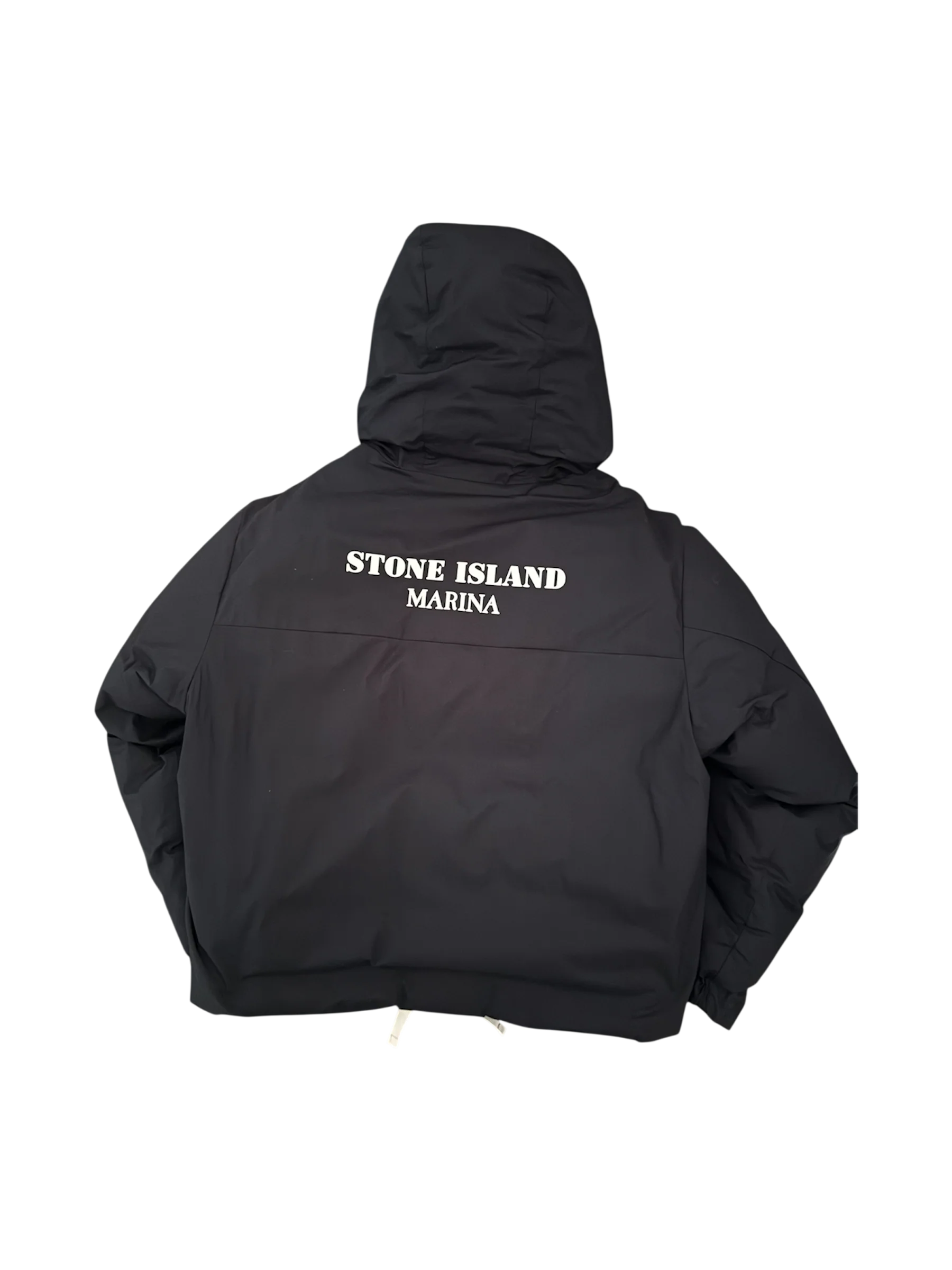 Stone Island Marina 'Rubber Wax Poplin' Puffer - Medium - Image 3
