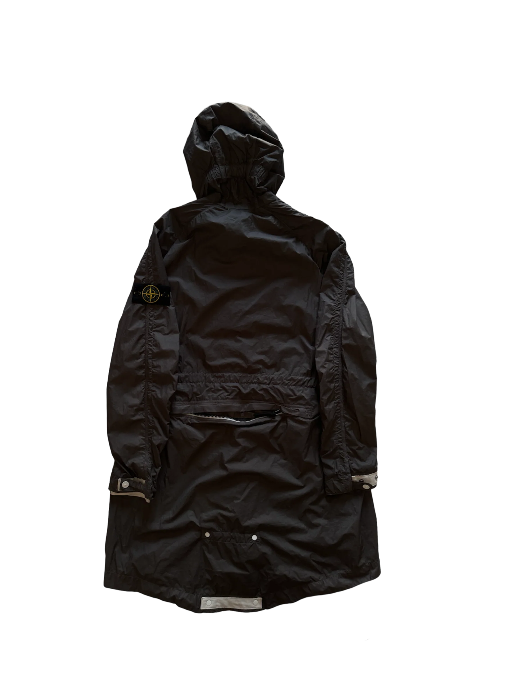 Stone Island Grey 'Membrana TC' Parka - XL - Image 3