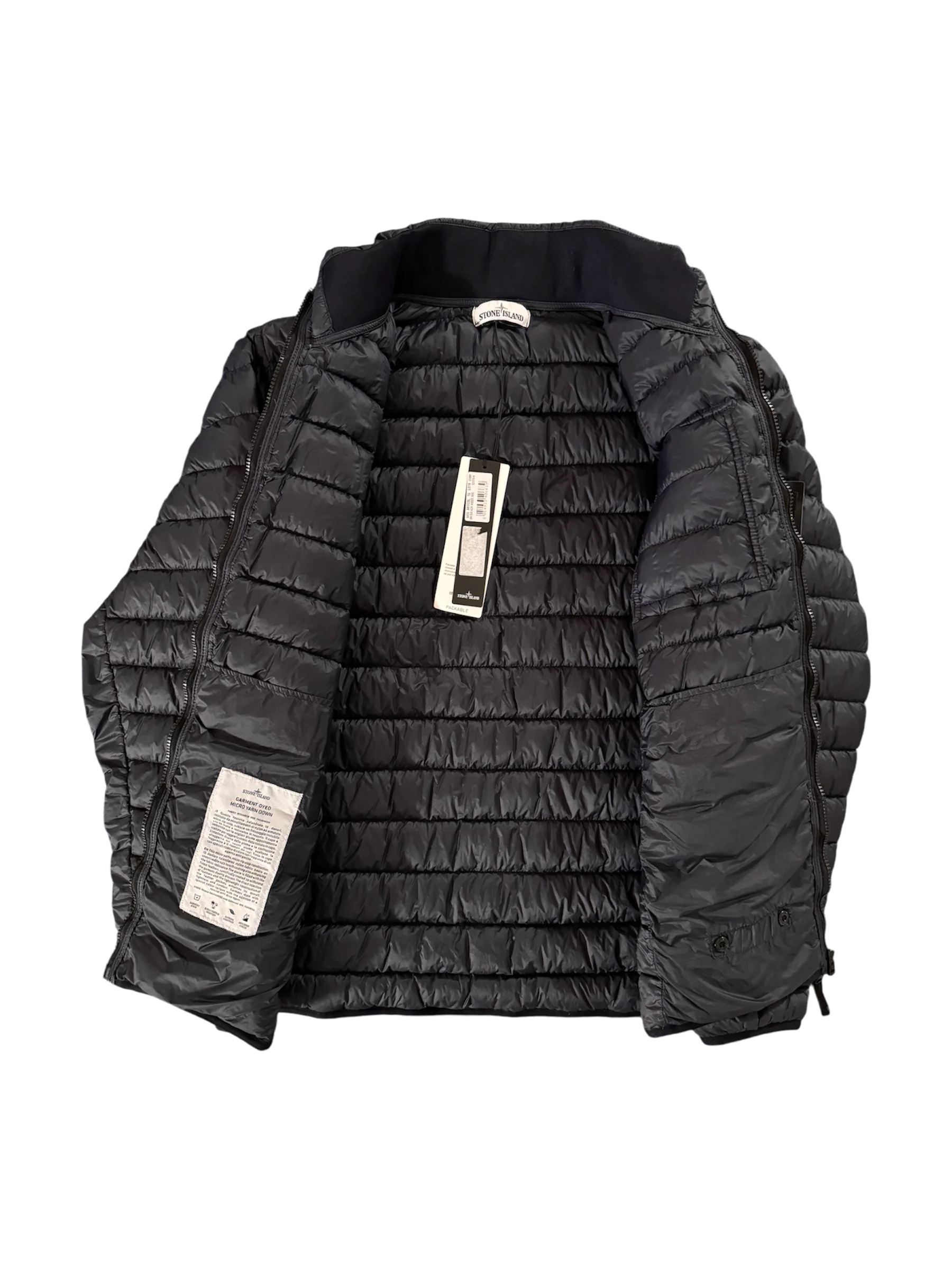 Stone Island ‘Micro Yarn Down’ Navy Puffer - XXL - Image 2