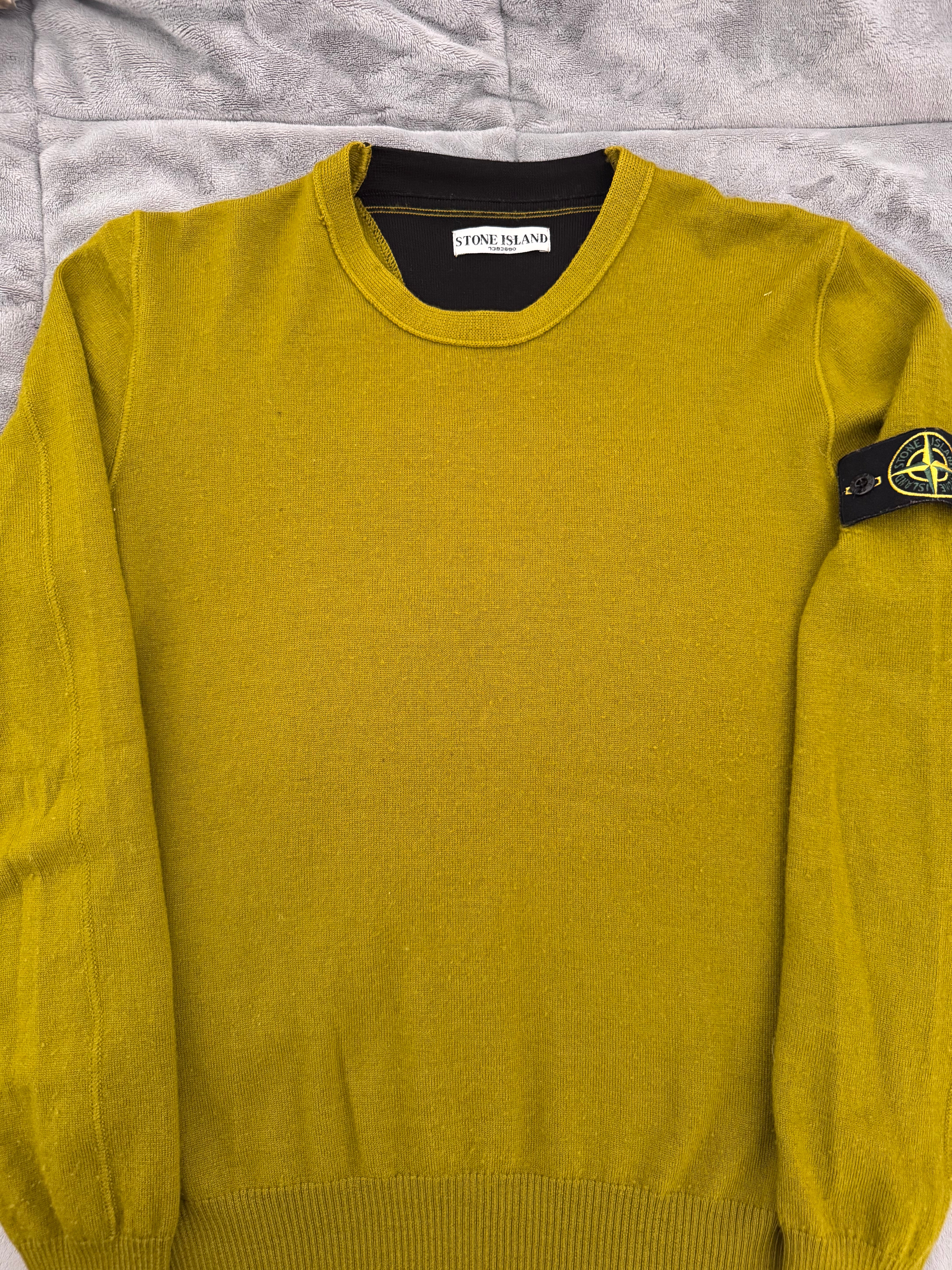 Stone Island Mustard Crewneck - Large - Image 4