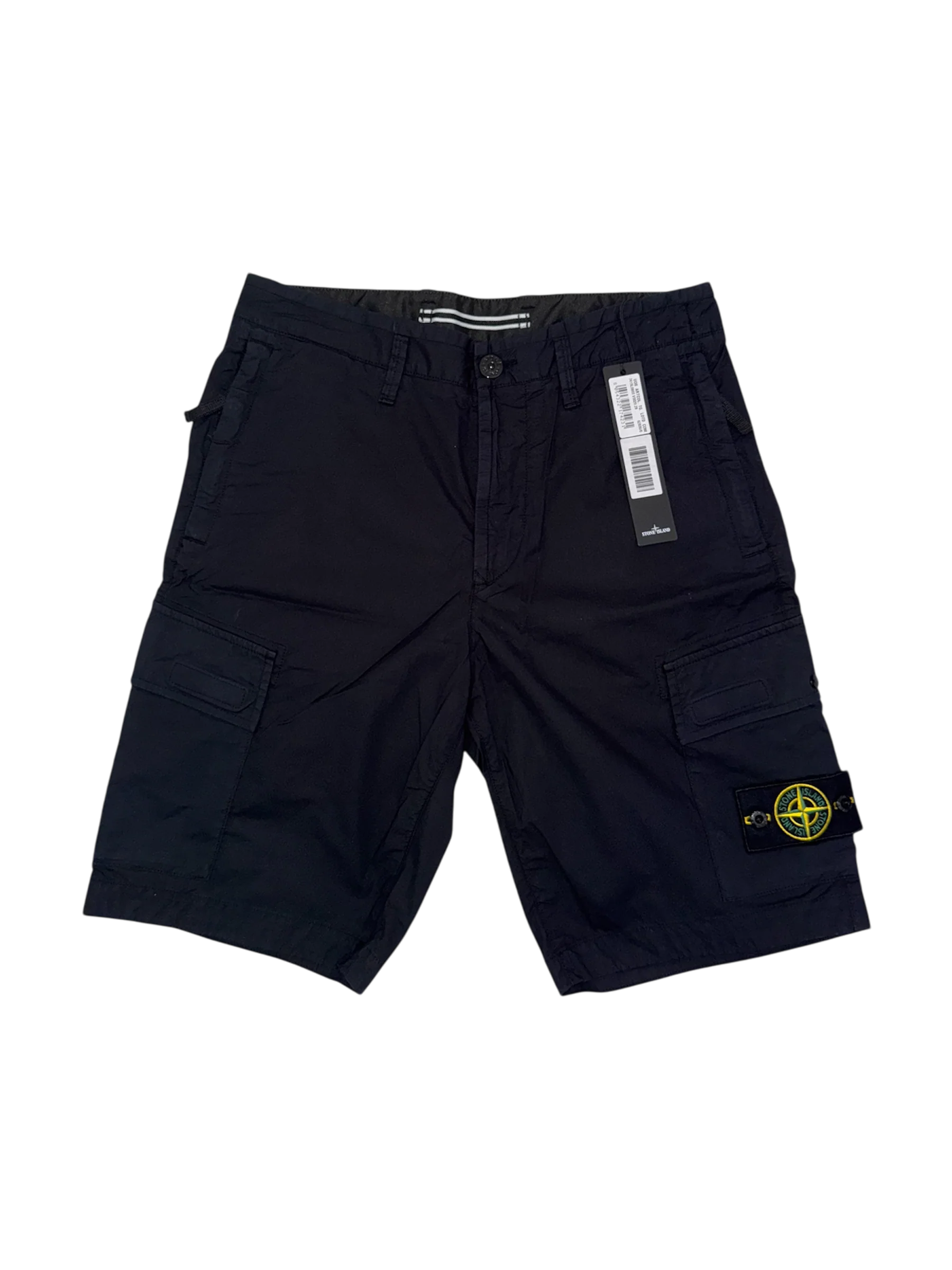 Stone Island Navy Cotton Shorts - W28