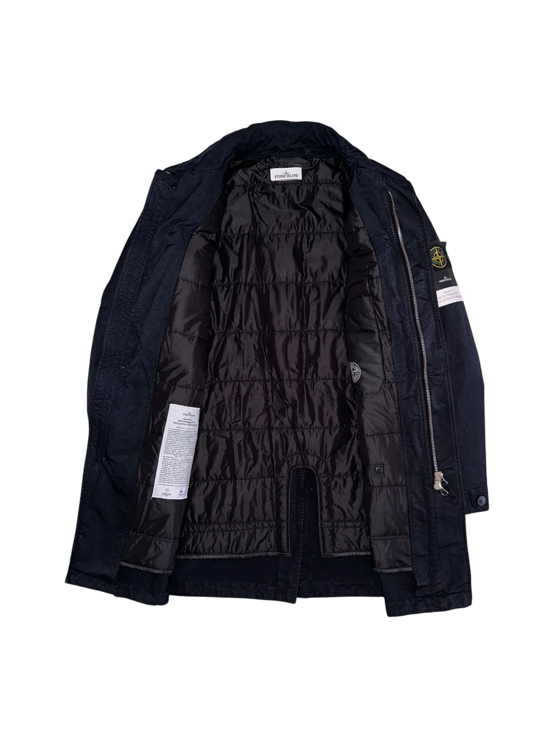 Stone Island Navy 'David TC Primaloft' Parka - XL - Image 2