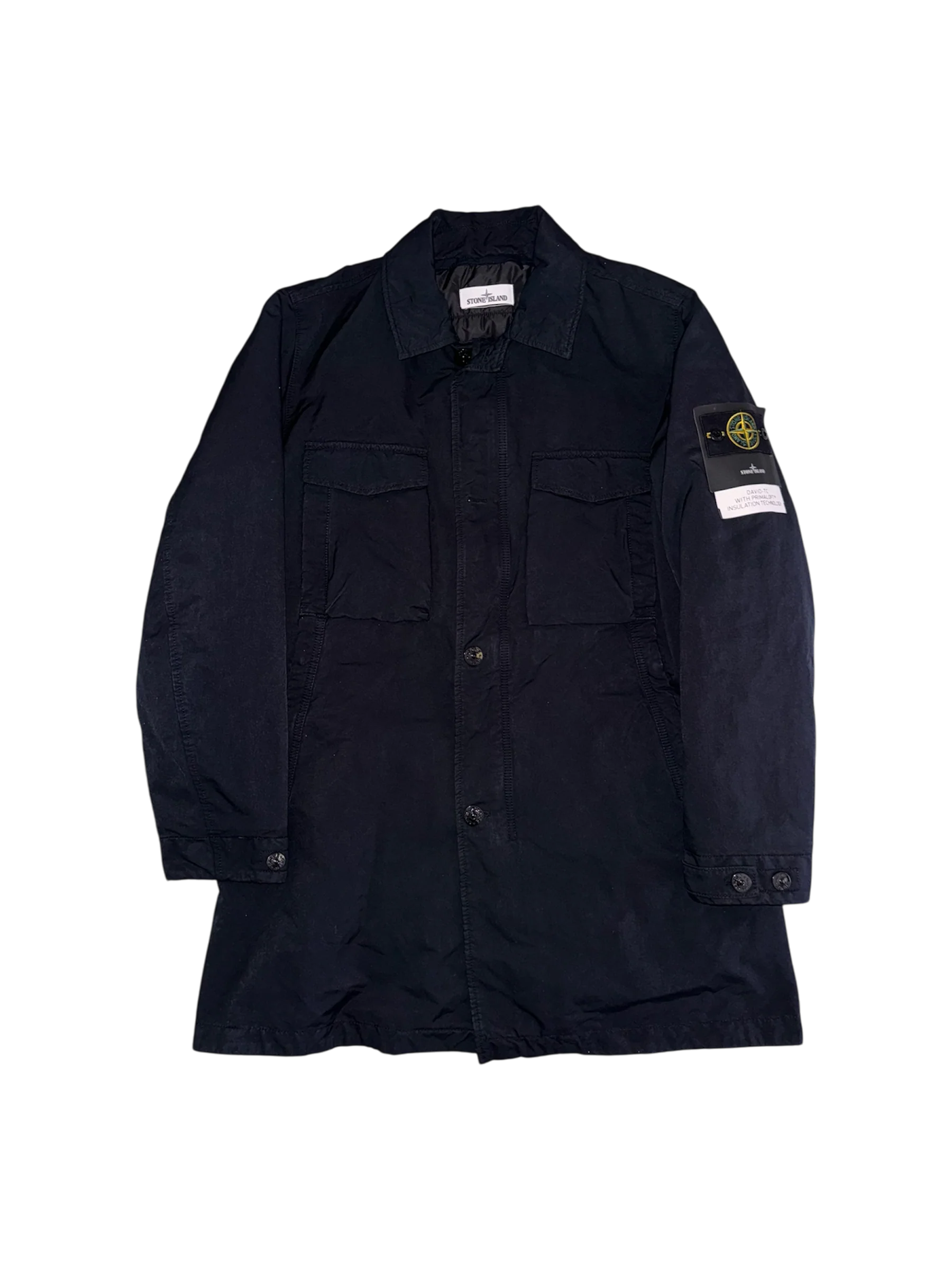 Stone Island Navy 'David TC Primaloft' Parka - XL - Image 3