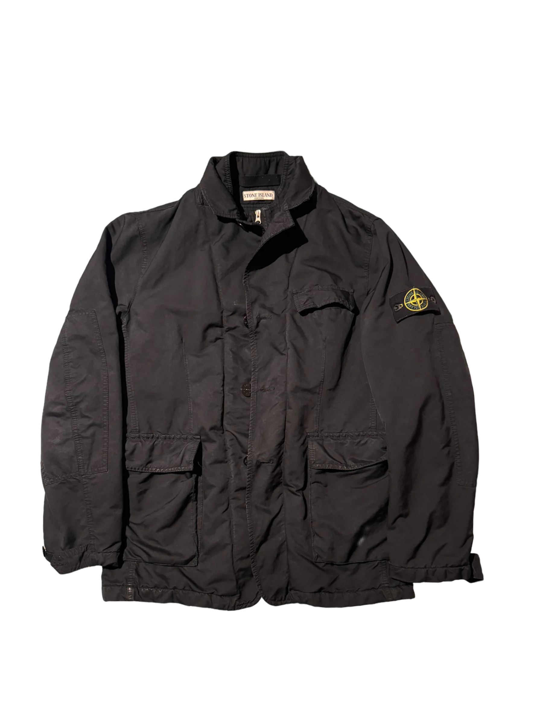 Stone Island Navy 'David-TC' Jacket - Large