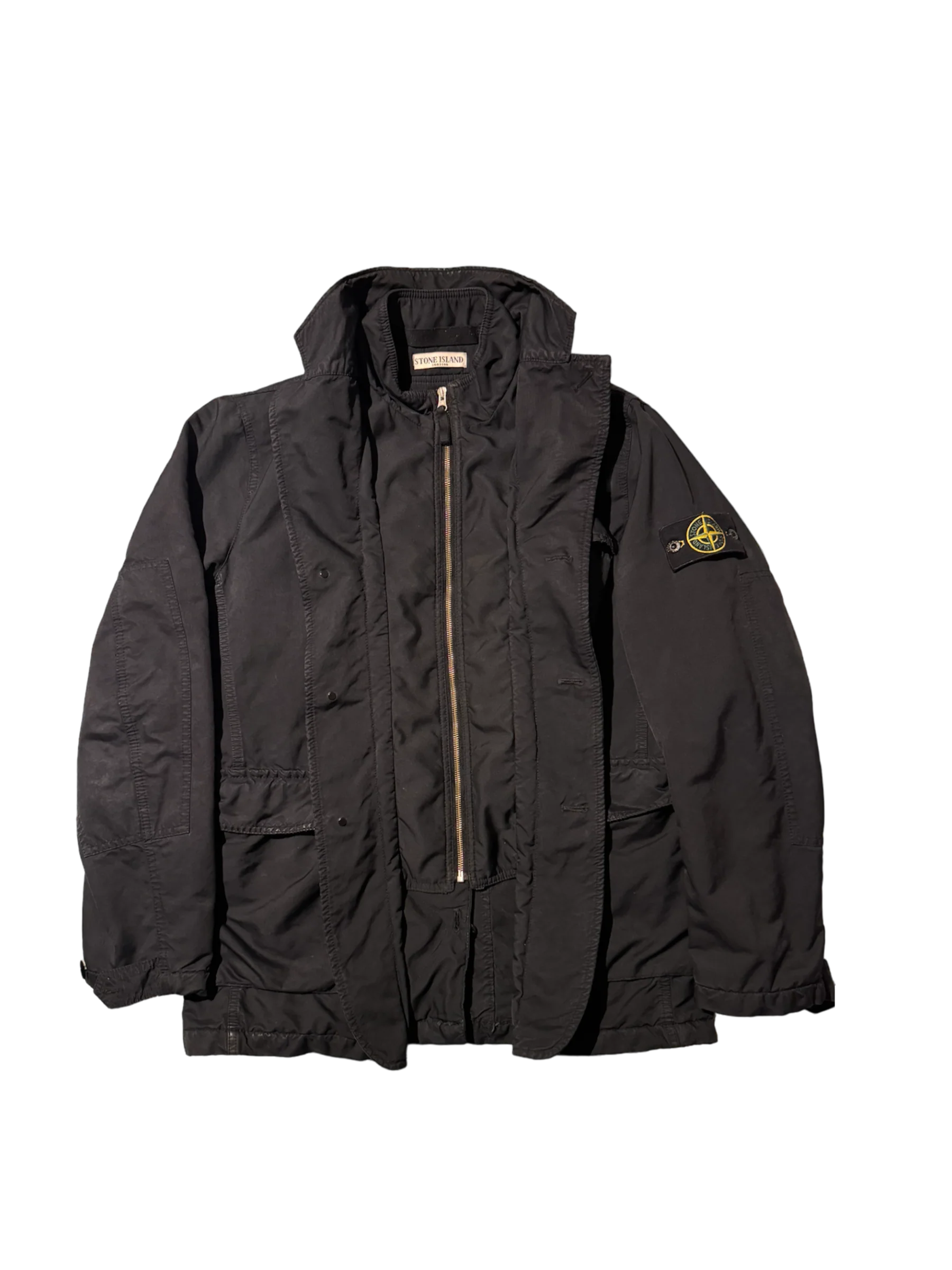 Stone Island Navy 'David-TC' Jacket - Large - Image 2