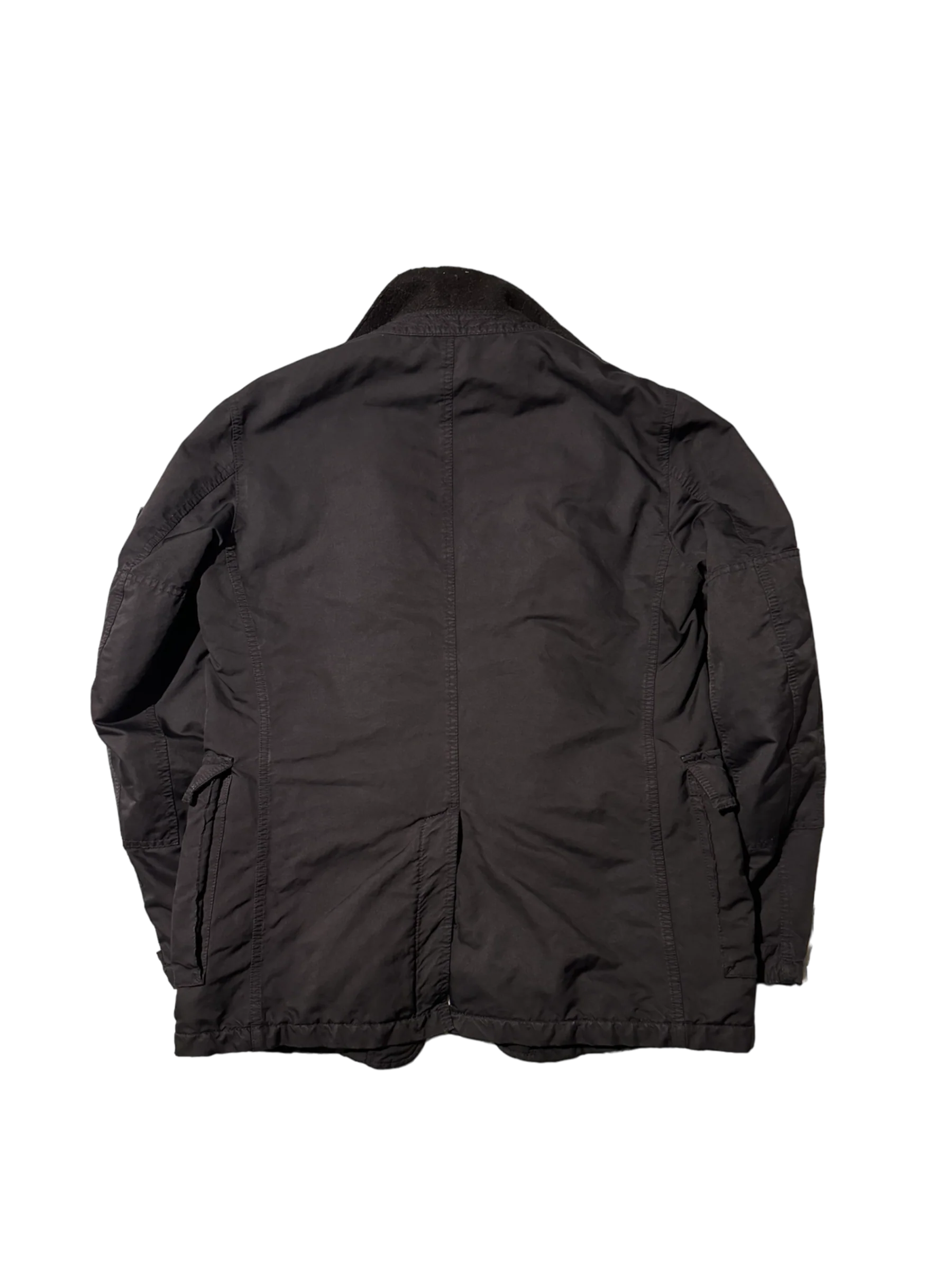 Stone Island Navy 'David-TC' Jacket - Large - Image 4