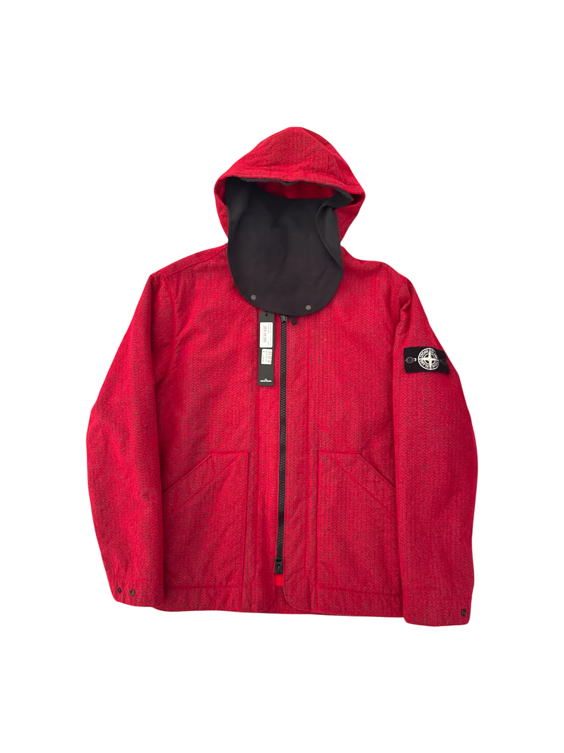 Stone Island 'Needle Punched Reflective' Balaclava Jacket - Large - Image 2