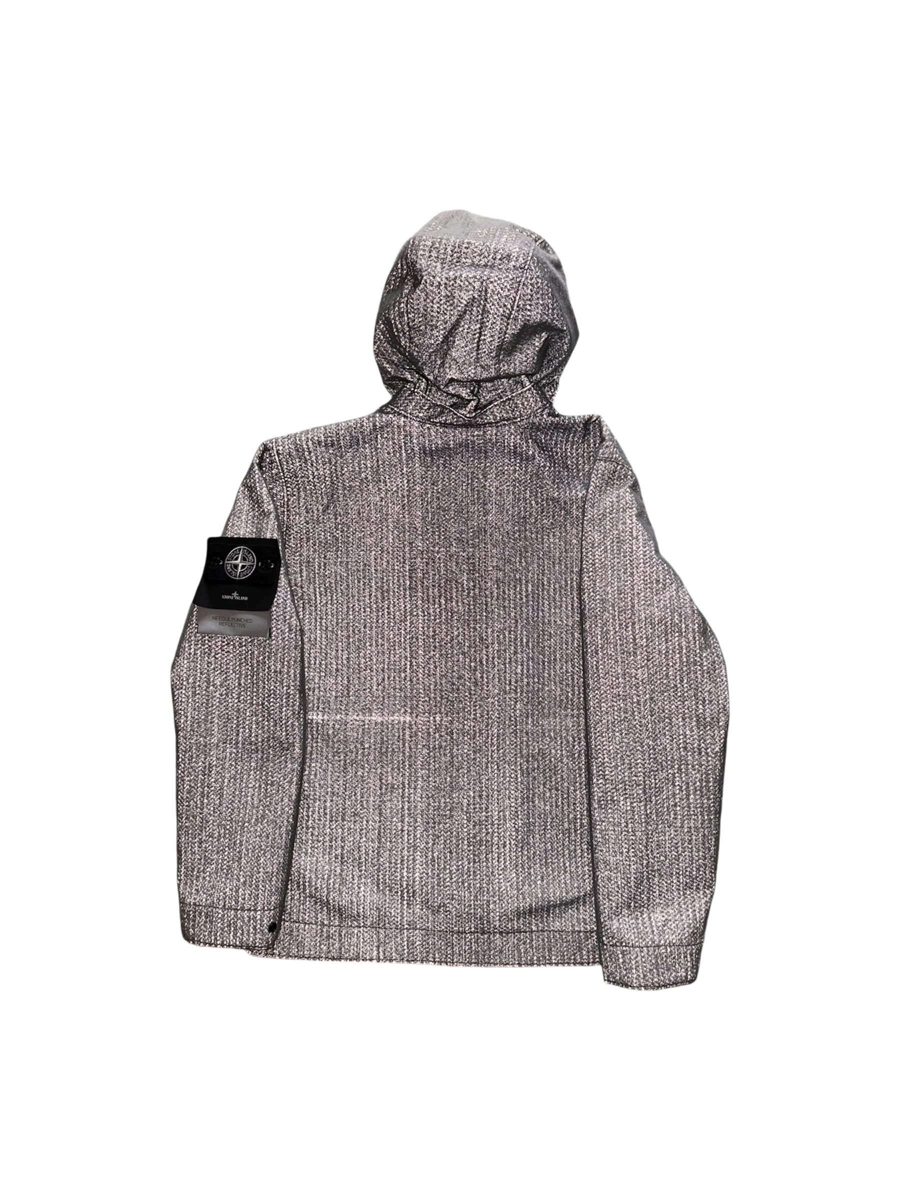 Stone Island 'Needle Punched Reflective' Balaclava Jacket - Large - Image 3